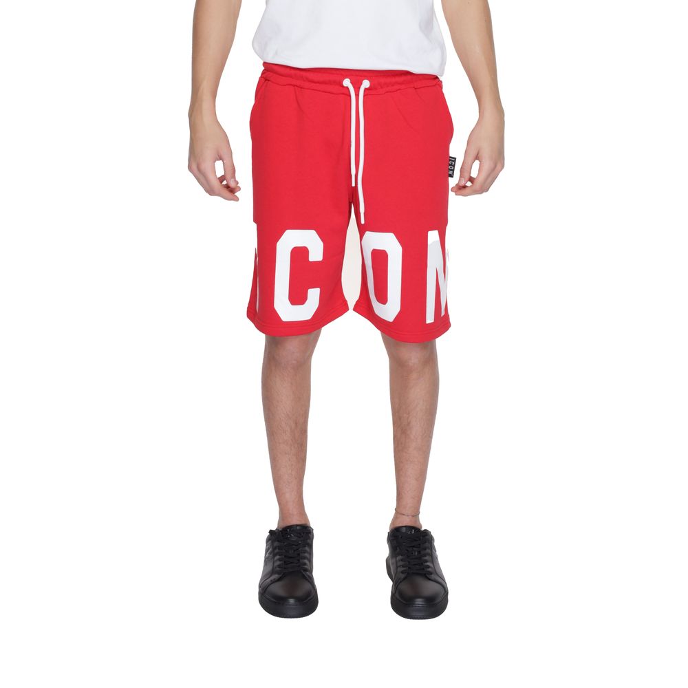 Icon Red Cotton Bermuda LUNESCAPE