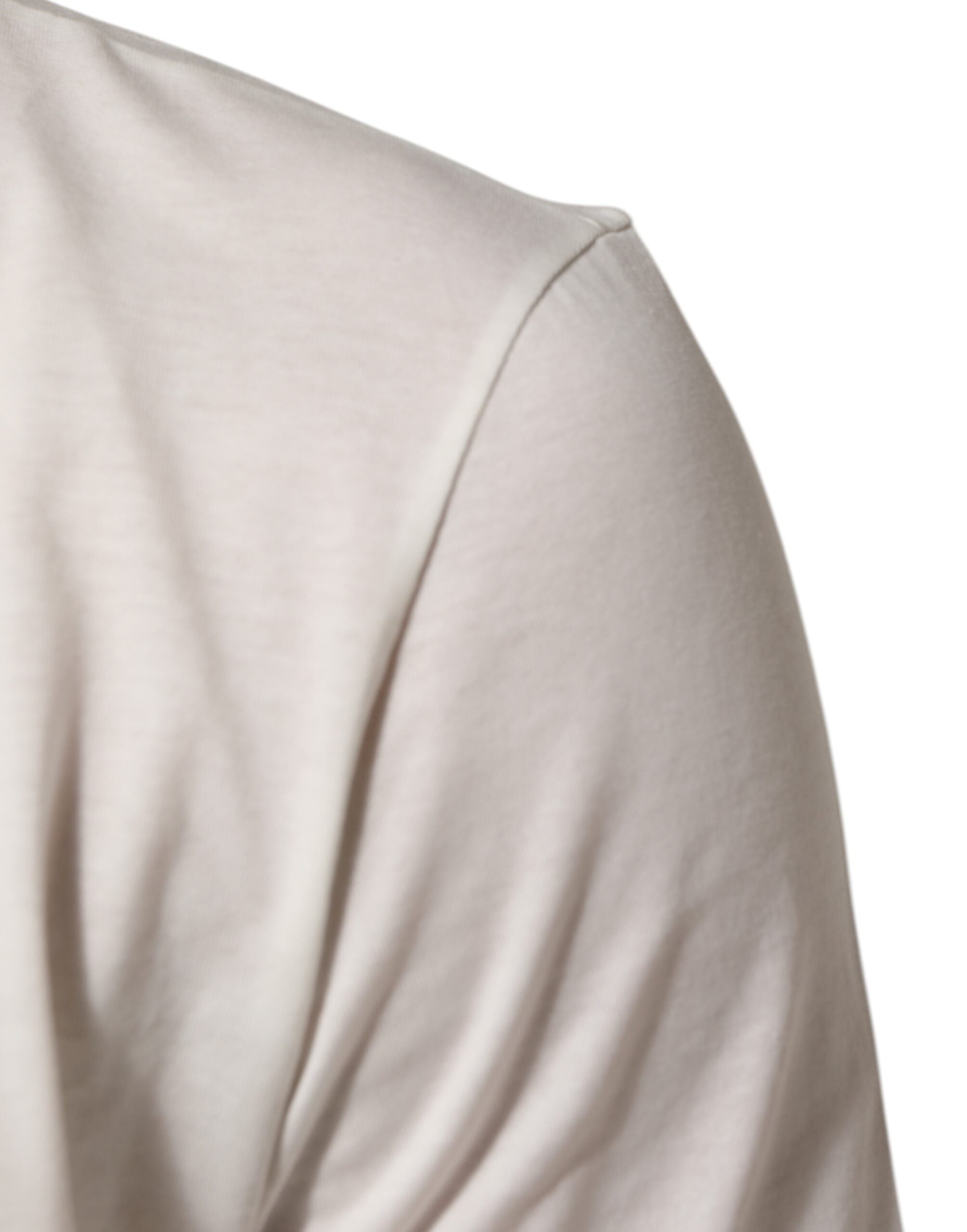 Dolce & Gabbana White Cotton Goodluck 2020 Crew Neck T-shirt LUNESCAPE
