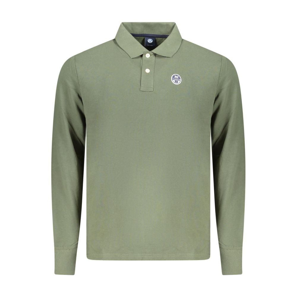 North Sails Green Cotton Polo Shirt LUNESCAPE
