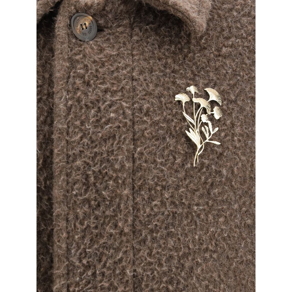 Golden Goose Brown Overcoat