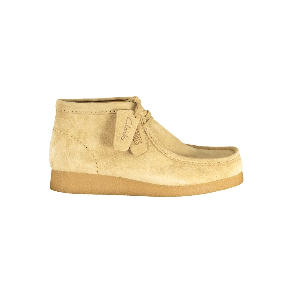 Clarks Beige Suede Men Sneaker LUNESCAPE