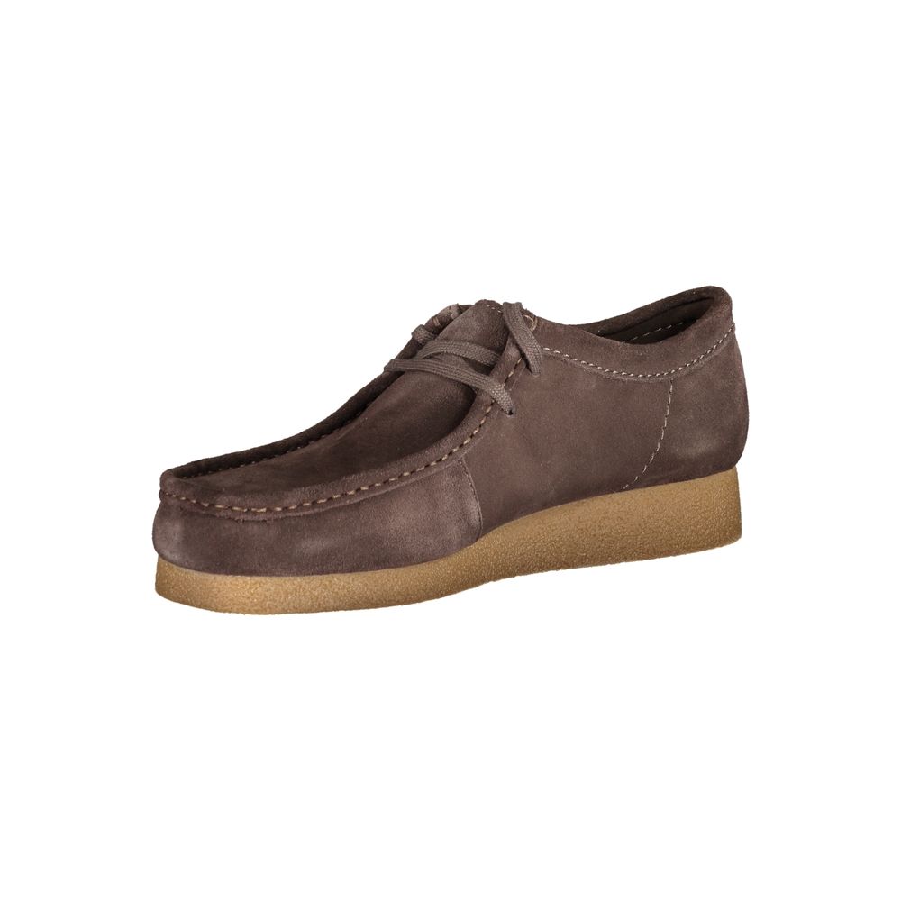 Clarks Marrone Leather Men Sneaker LUNESCAPE
