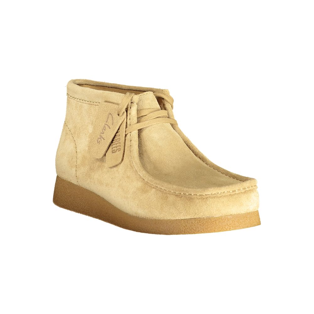 Clarks Beige Suede Men Sneaker LUNESCAPE