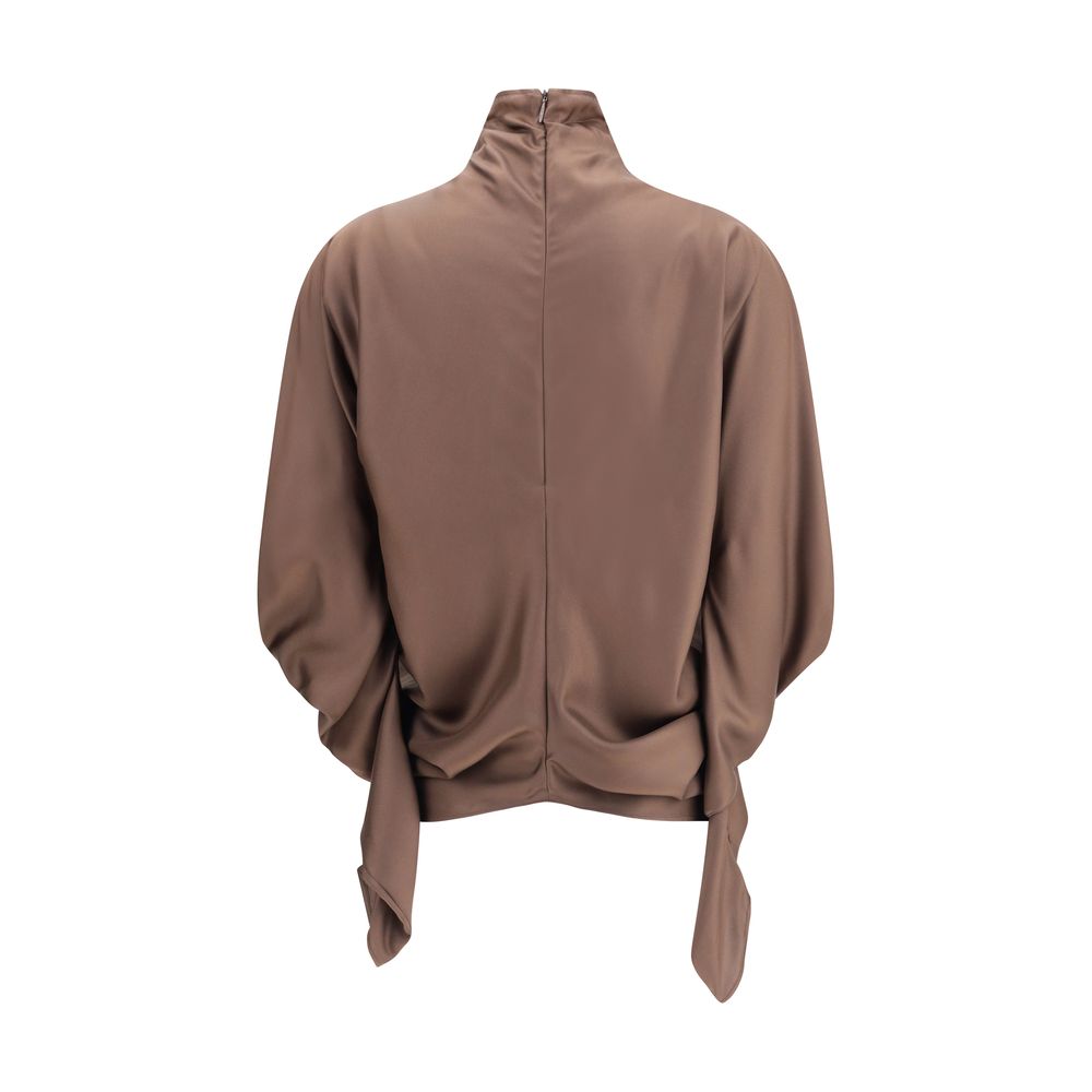 The Row Miles Silk Blouse LUNESCAPE