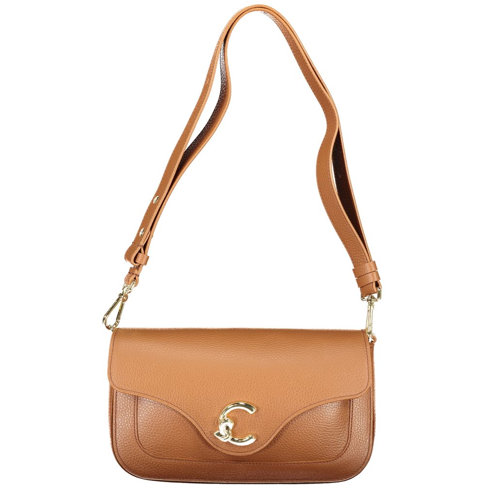 Coccinelle Marrone Leather Women Handbag LUNESCAPE