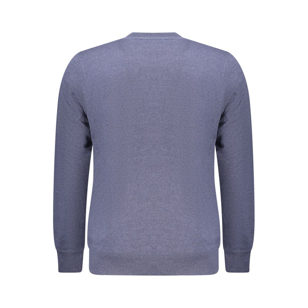 Accademia Militare Blue Recycled Cotton Men Sweatshirt LUNESCAPE