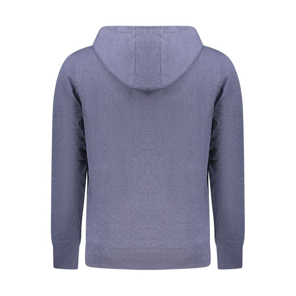 Accademia Militare Blue Recycled Cotton Men's Hooded Sweatshirt LUNESCAPE