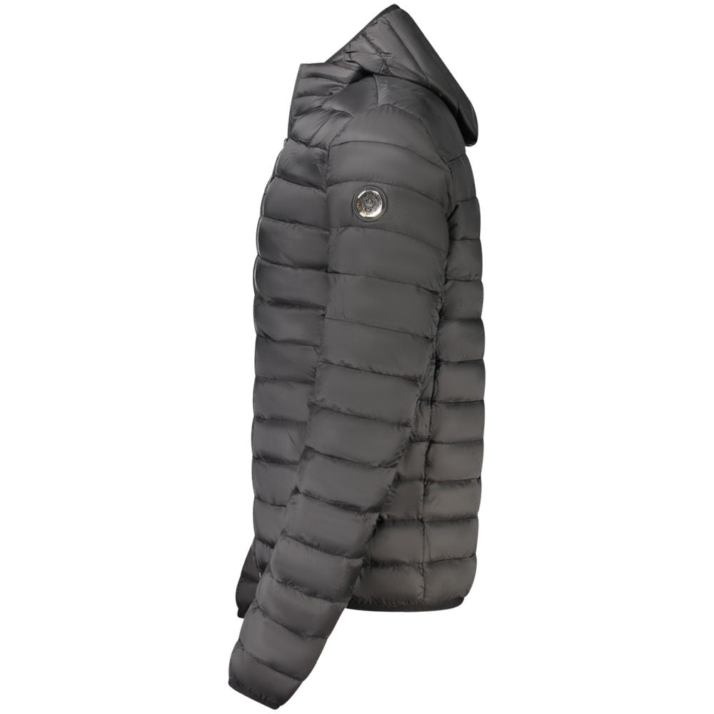 Cavalli Class Black Polyester Men's Light Jacket