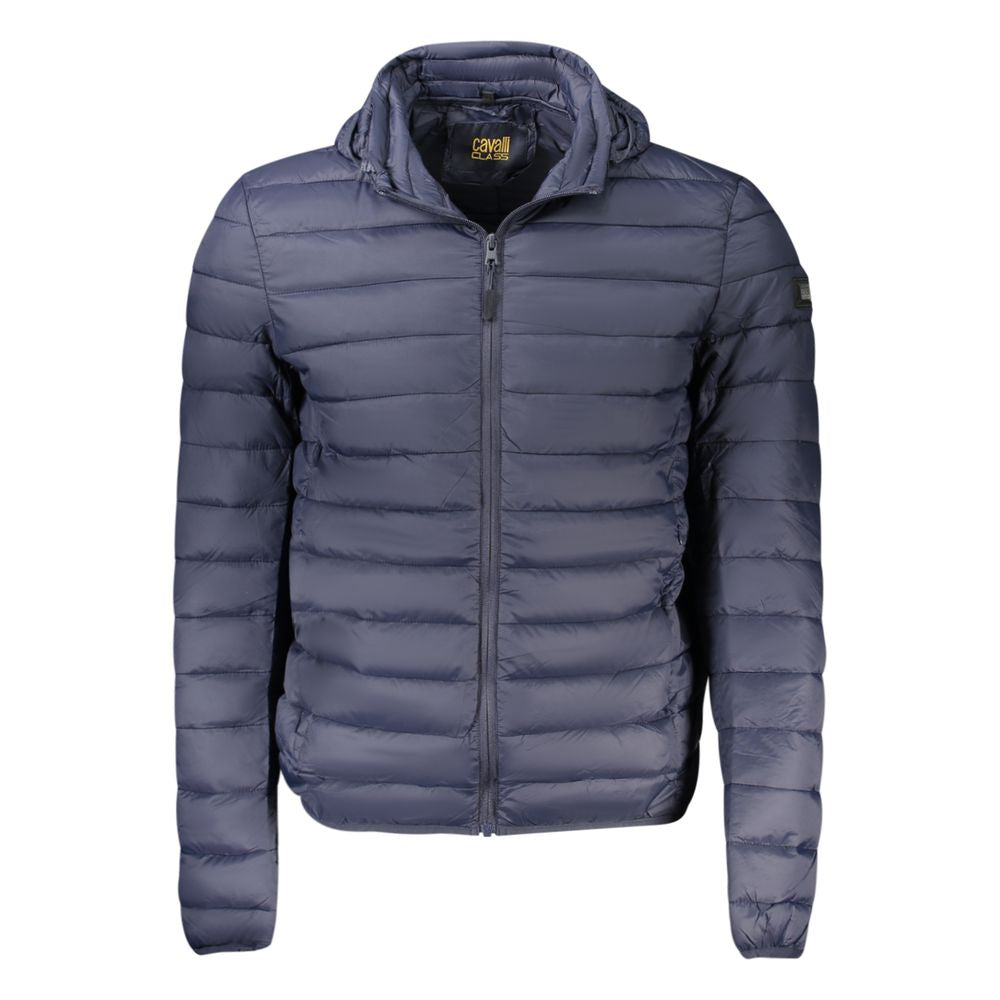 Cavalli Class Blu Polyester Men Jacket LUNESCAPE