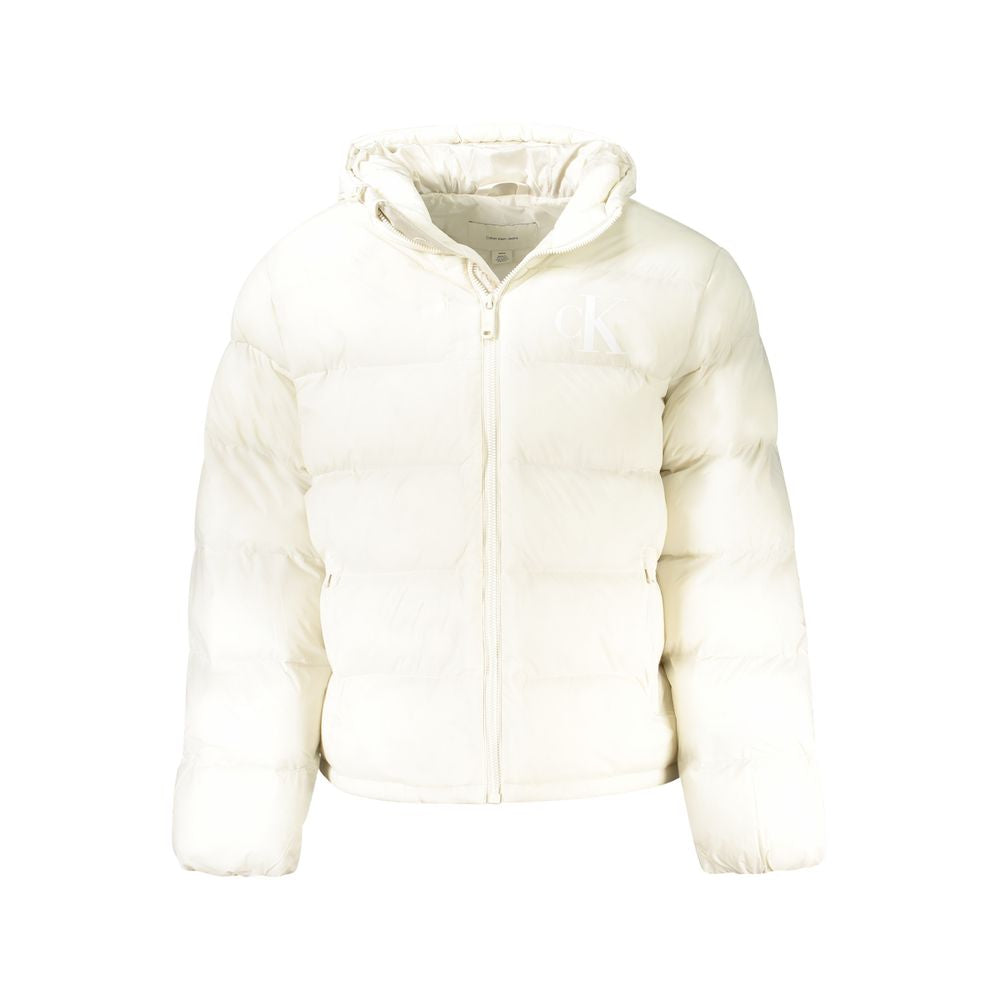 Calvin Klein White Puffer Jacket Men