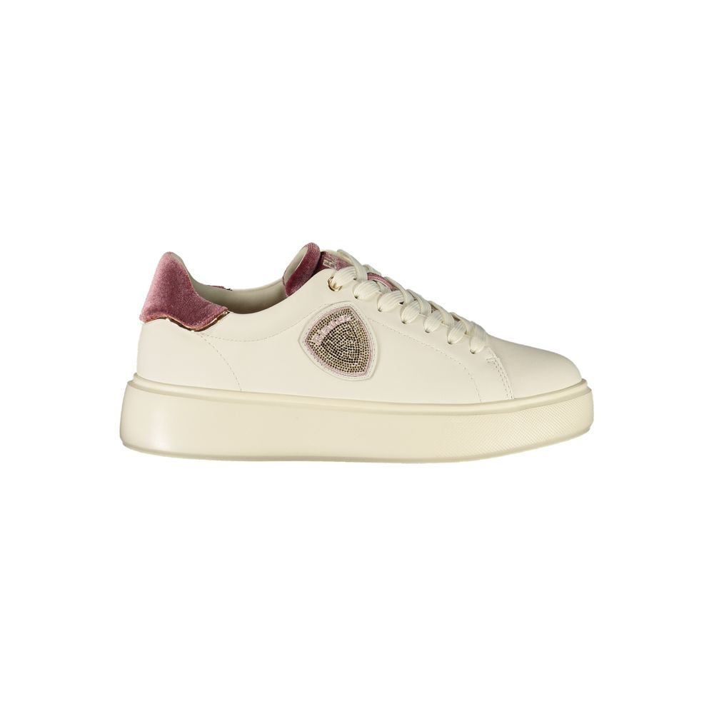 Blauer Bianco Polyurethane Women Sneaker LUNESCAPE