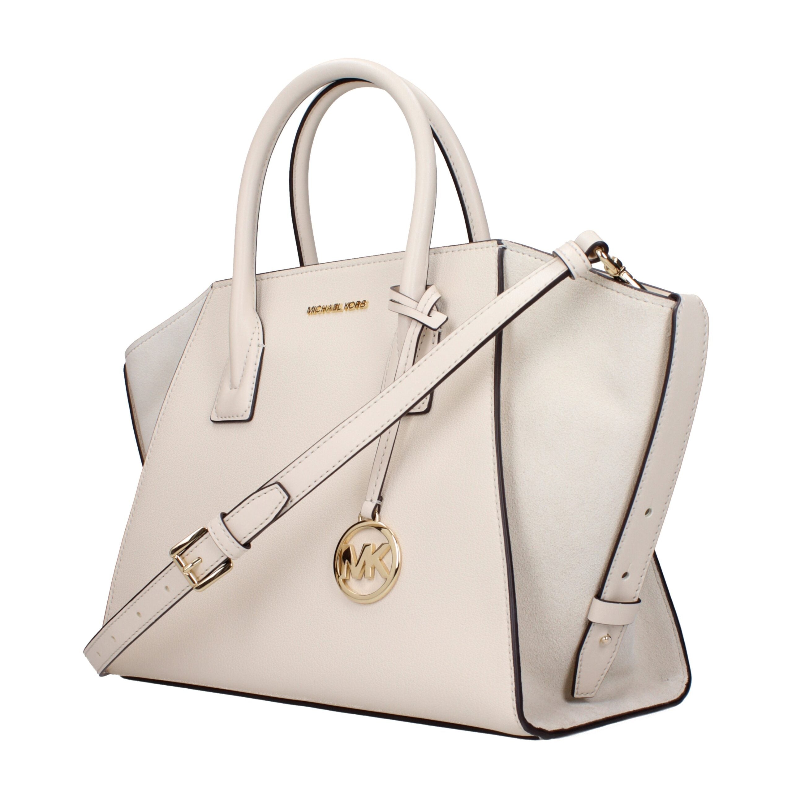 Michael Kors Beige Leather Handbag LUNESCAPE