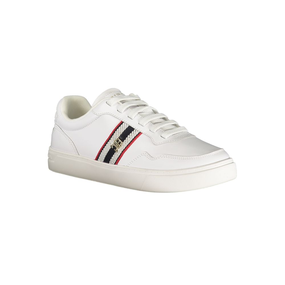 Tommy Hilfiger White Leather Women Sneaker LUNESCAPE