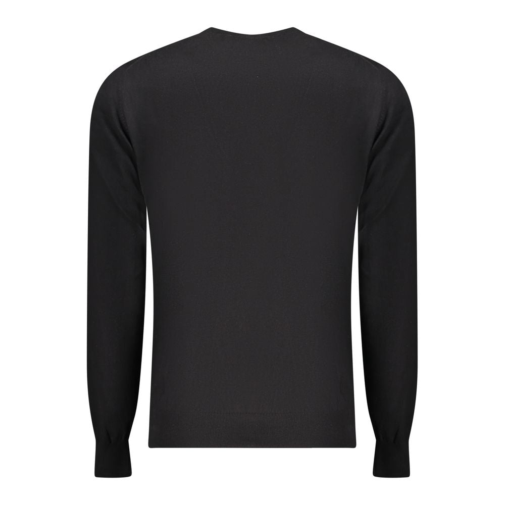 Accademia Militare Black Cotton Men's Sweater LUNESCAPE