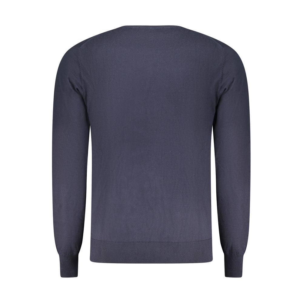 Accademia Militare Blue Cotton Men's Sweater LUNESCAPE