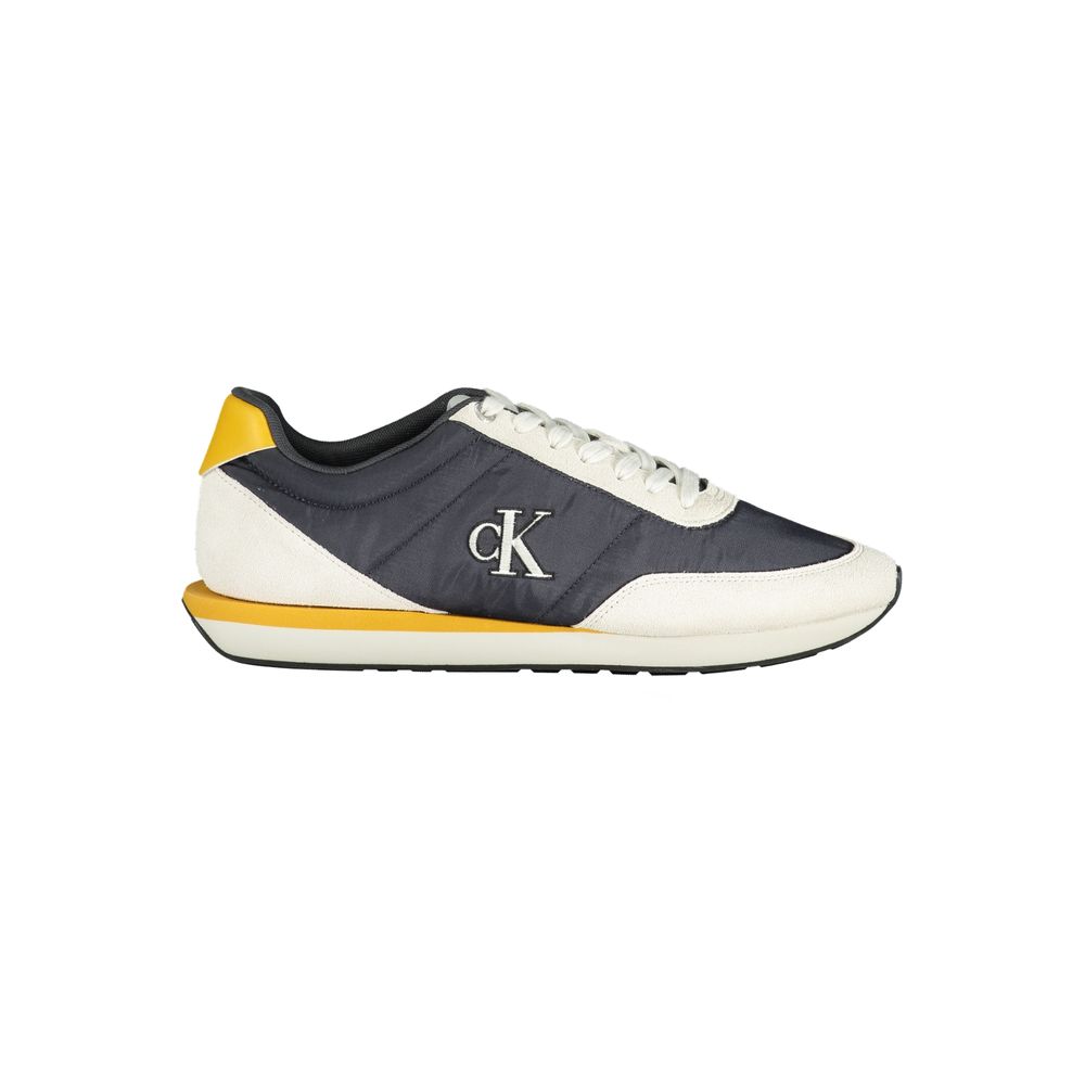 Calvin Klein Blue Recycled Polyester Men Sneaker LUNESCAPE