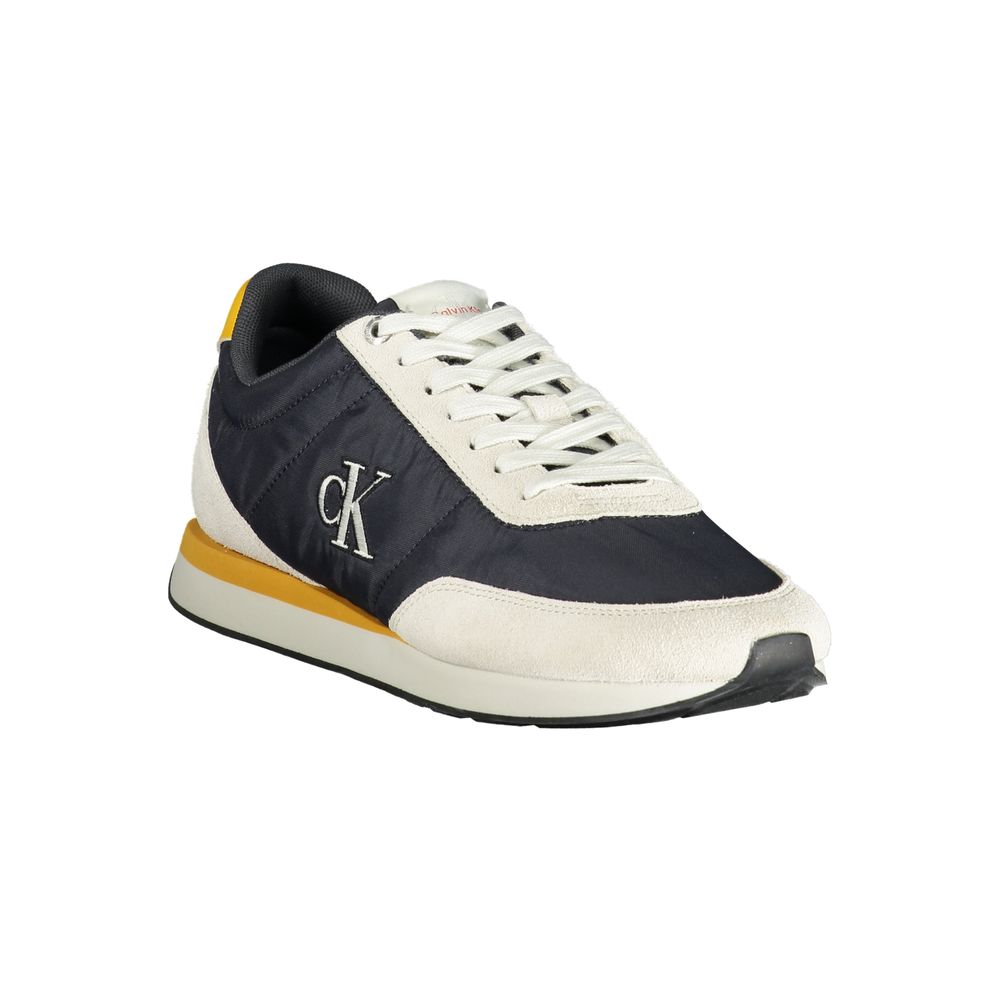 Calvin Klein Blue Recycled Polyester Men Sneaker LUNESCAPE