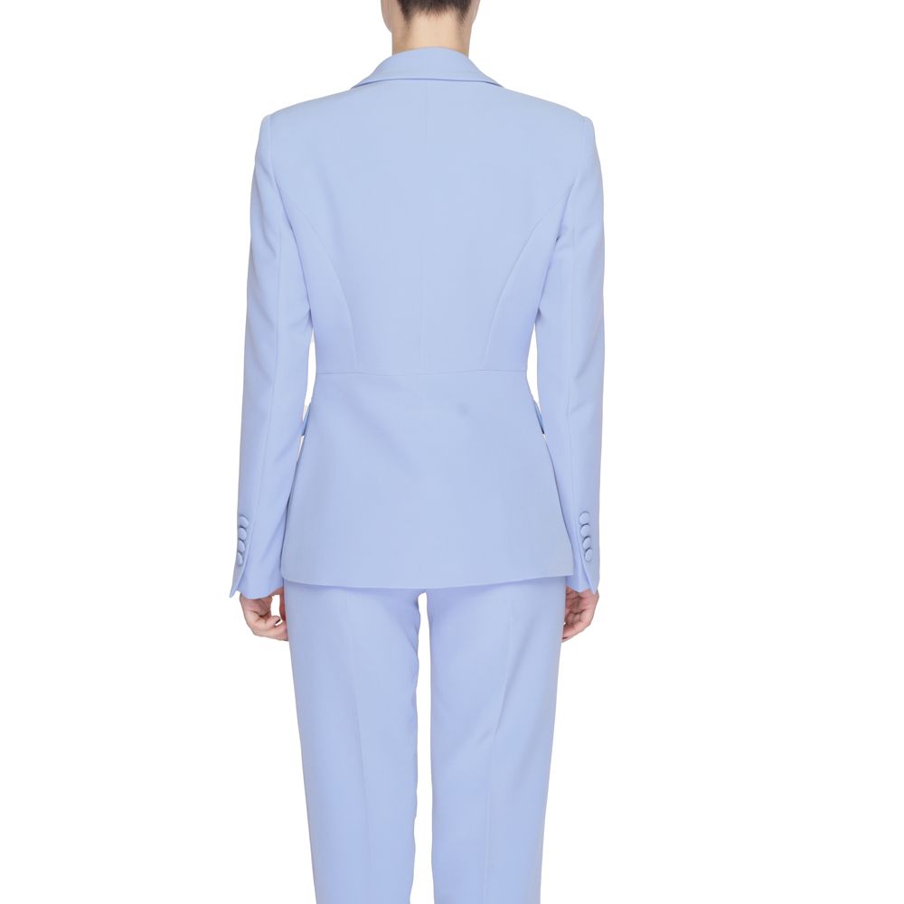 Silence Purple Polyester Blazer