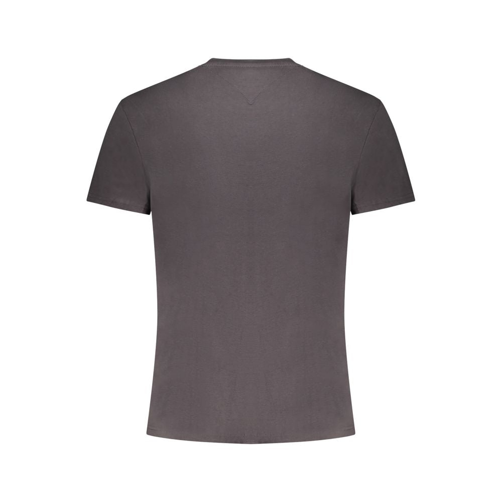 Tommy Hilfiger Grigio Cotton Men T-Shirt LUNESCAPE