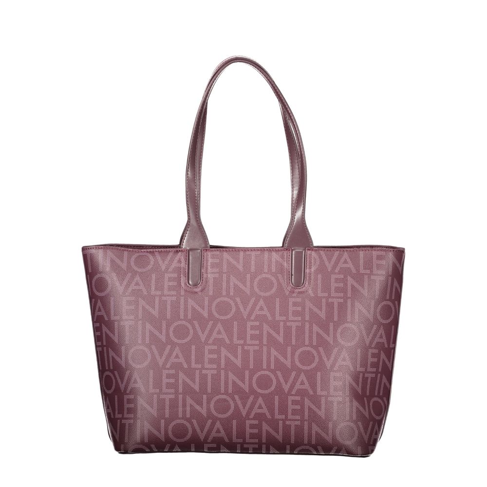 Mario Valentino Rosso Polyurethane Women's Bag with Handles