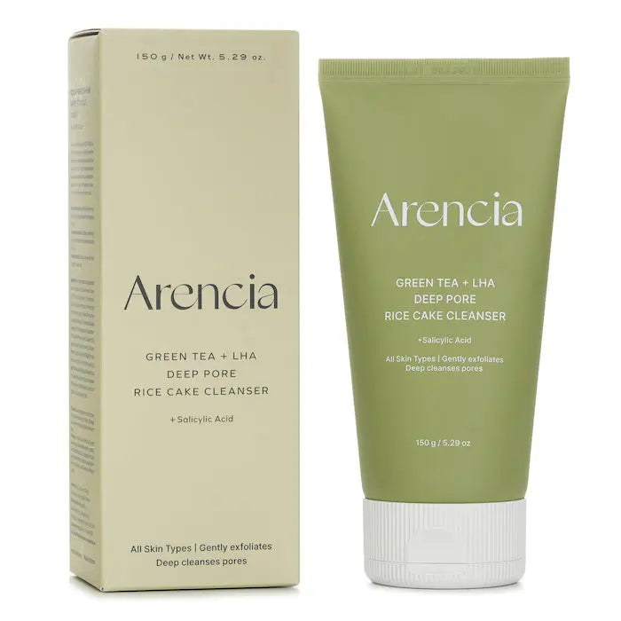 ARENCIA - Green Tea + LHA Deep Pore Rice Cake Cleanser LUNESCAPE