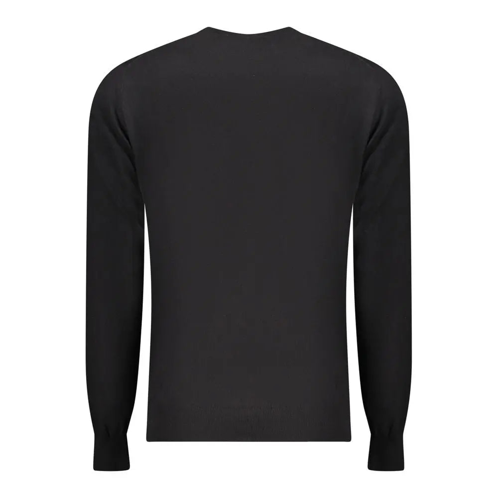 Accademia Militare Black Cotton Men's Sweater LUNESCAPE