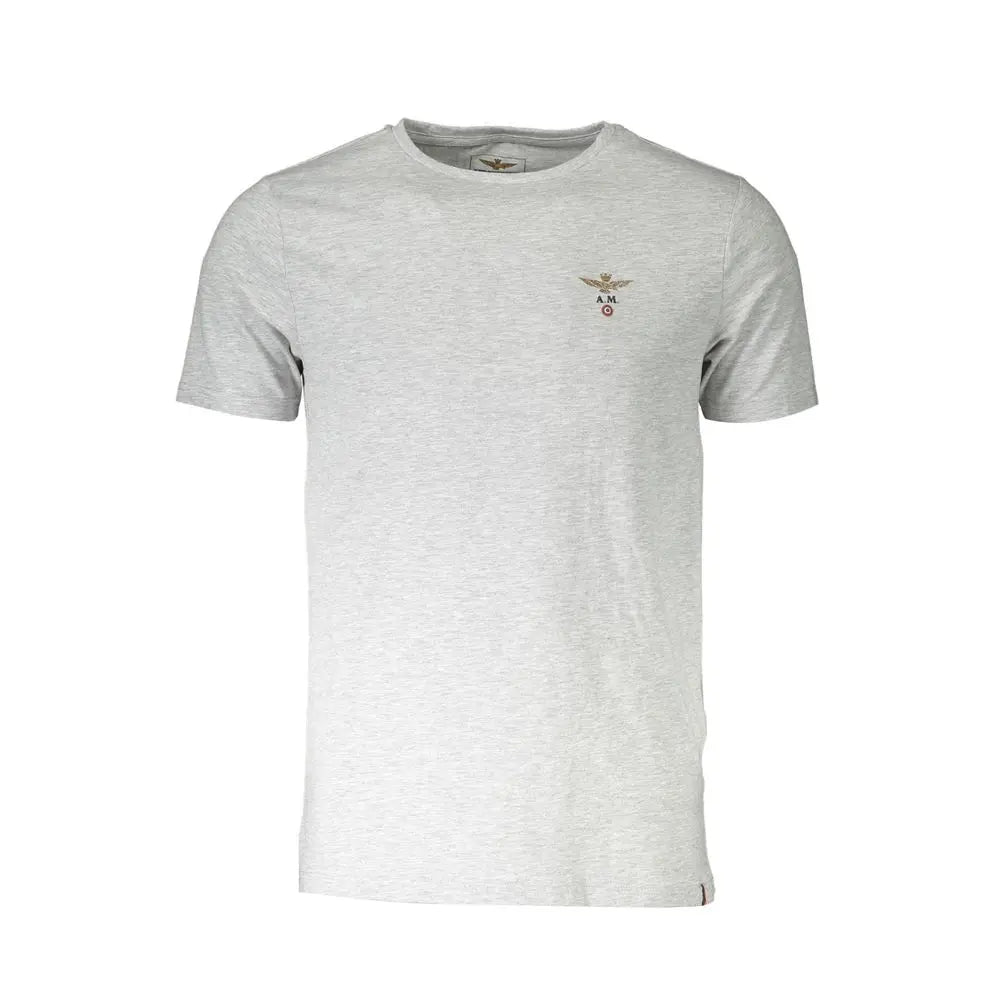 Aeronautica Militare Grigio Cotton Men T-Shirt LUNESCAPE