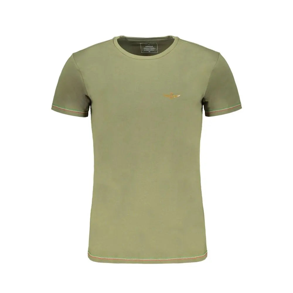 Aeronautica Militare Verde Cotton Men T-Shirt LUNESCAPE
