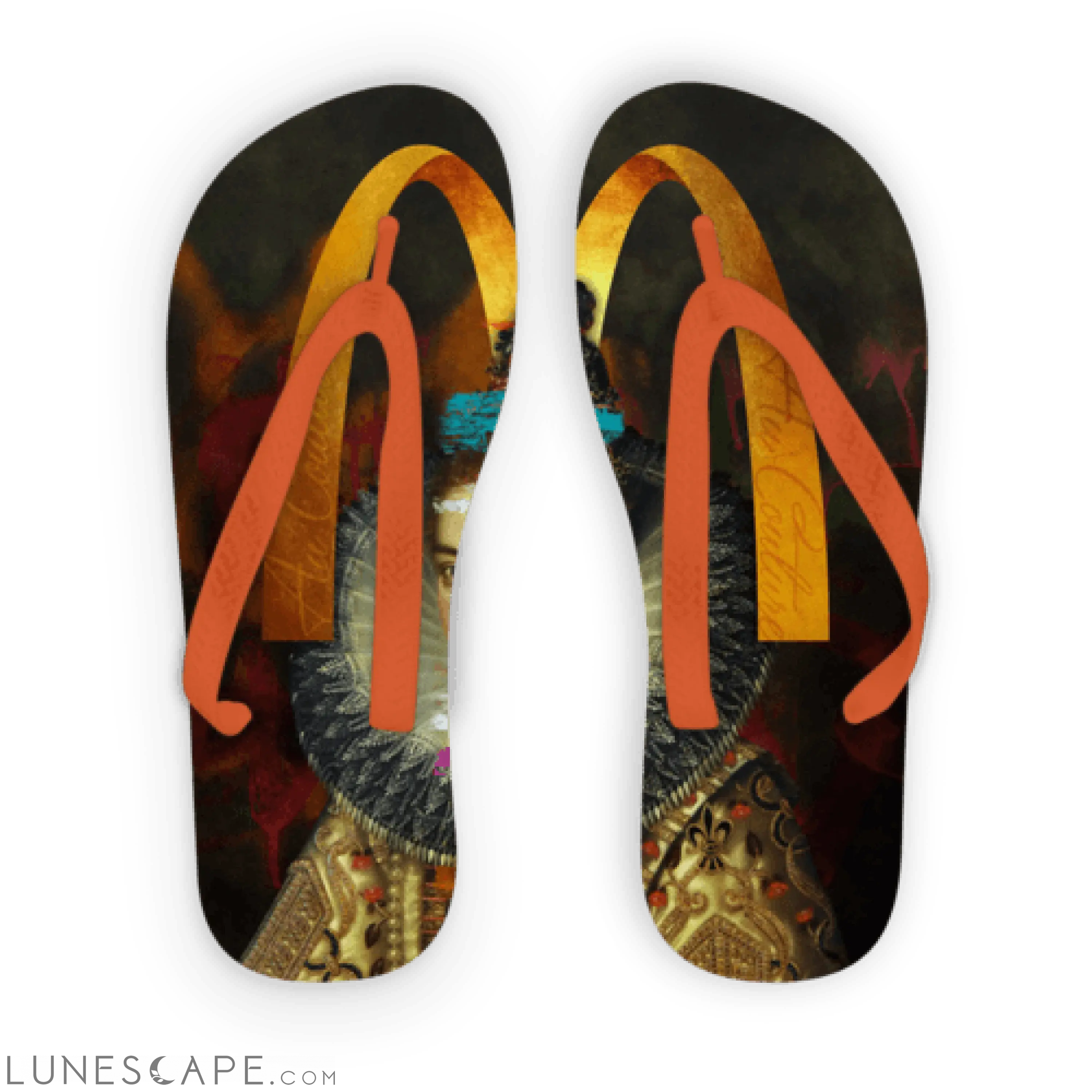 Au Couture Adult Flip Flops LUNESCAPE