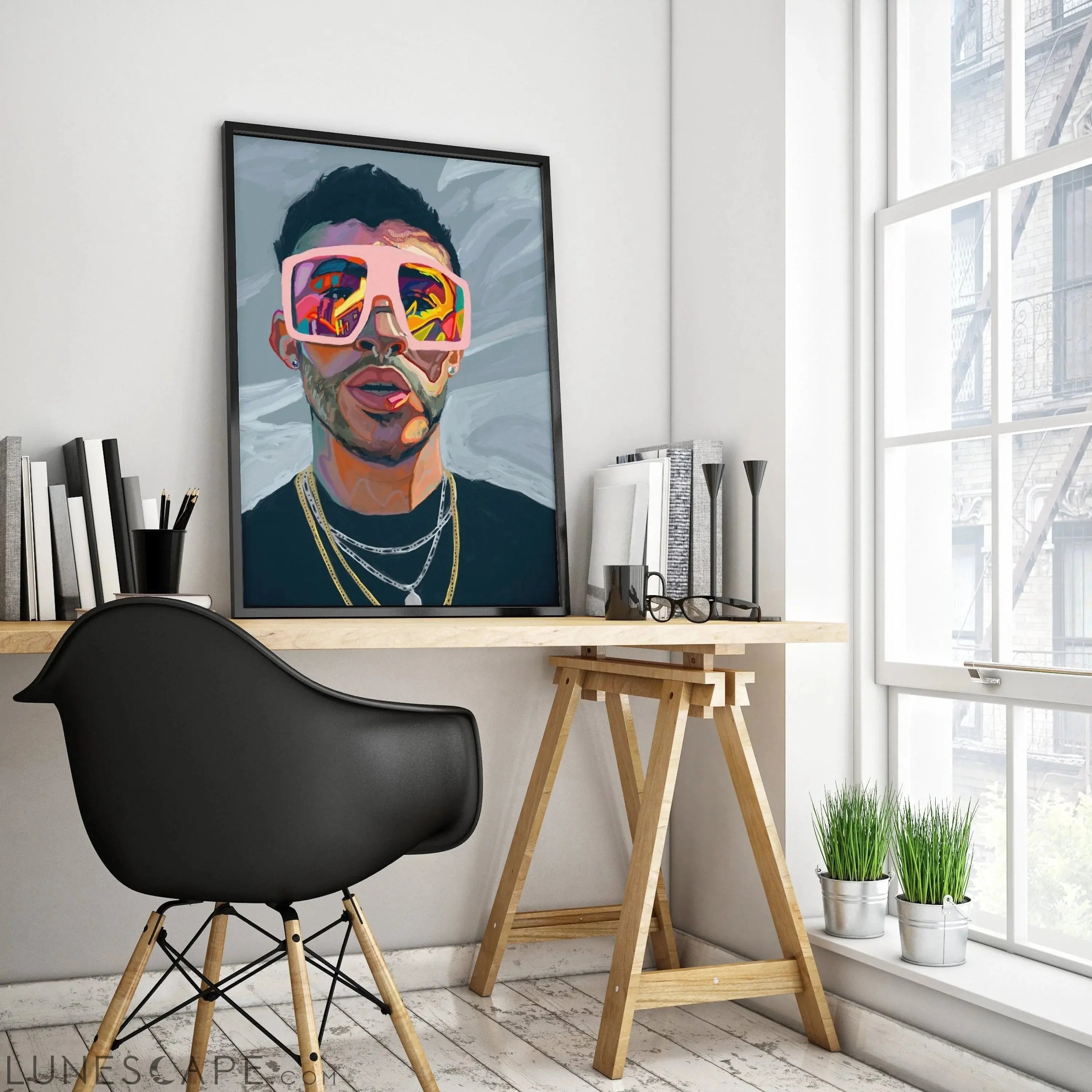 Bad Bunny Poster LUNESCAPE