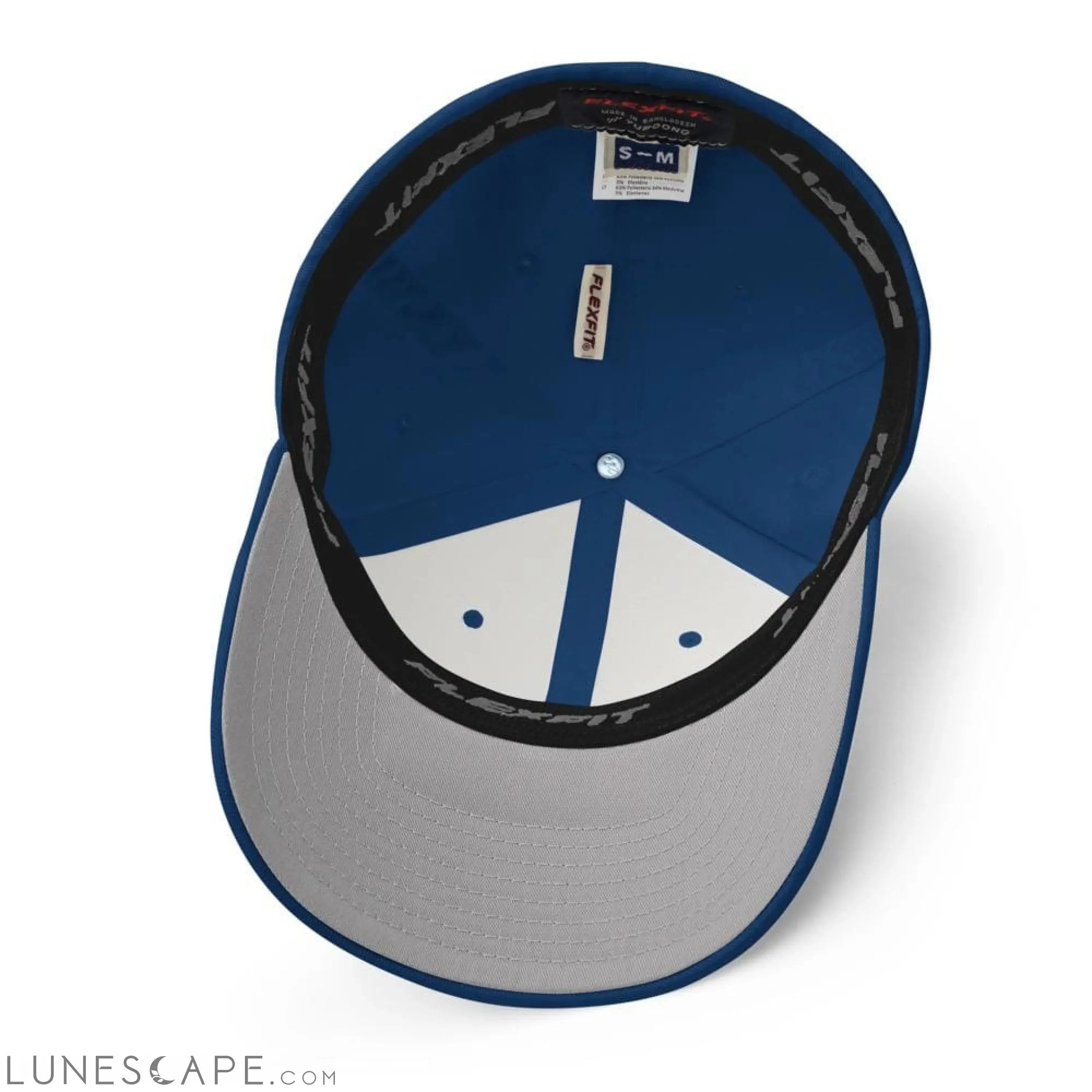 Baseball Hat - Life Is Good Print / Embroidered Twill Flexfit Cap LUNESCAPE