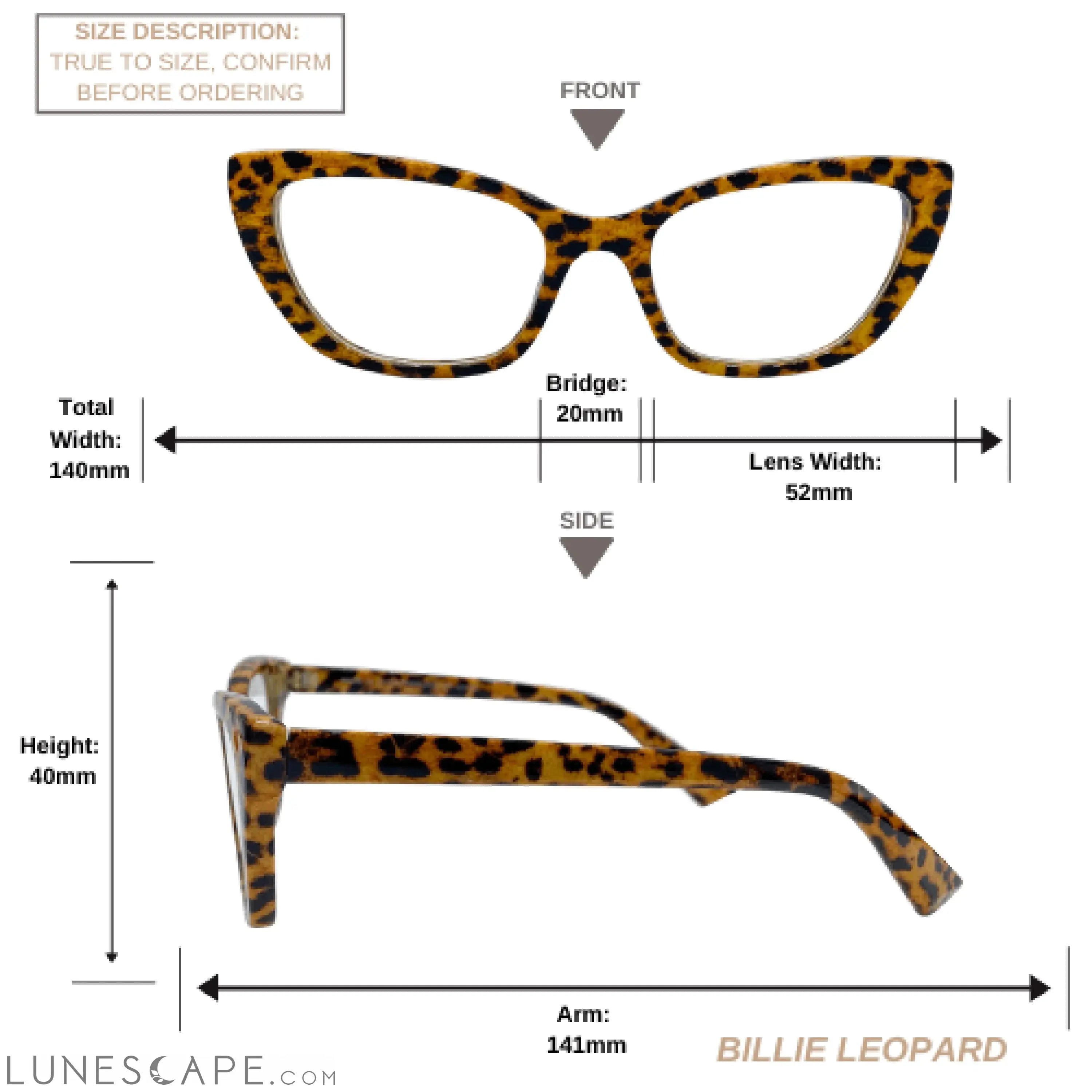 Blue Light Blocking Glasses UV & Bluelight Filtering Anti-Glare Lenses LUNESCAPE