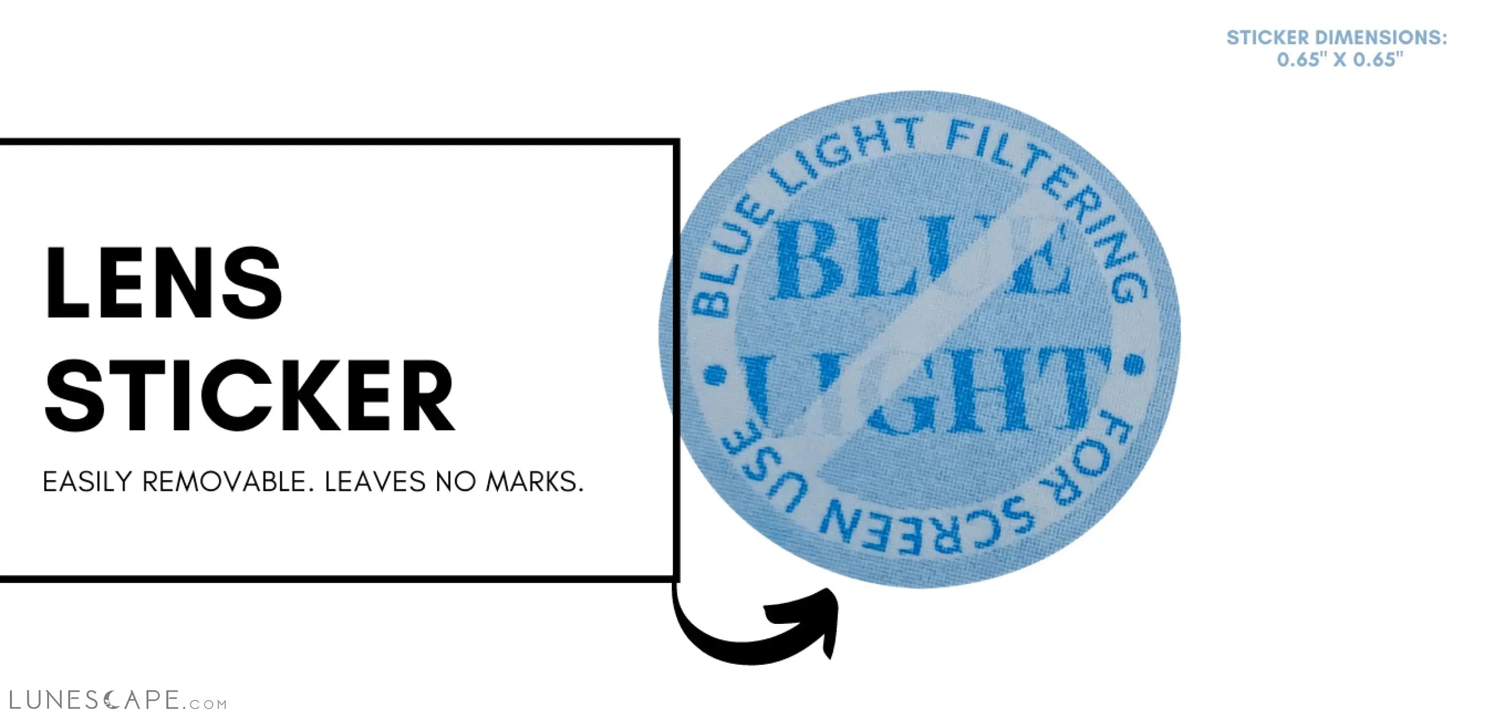 Blue Light Blocking Glasses UV & Bluelight Filtering Anti-Glare Lenses LUNESCAPE