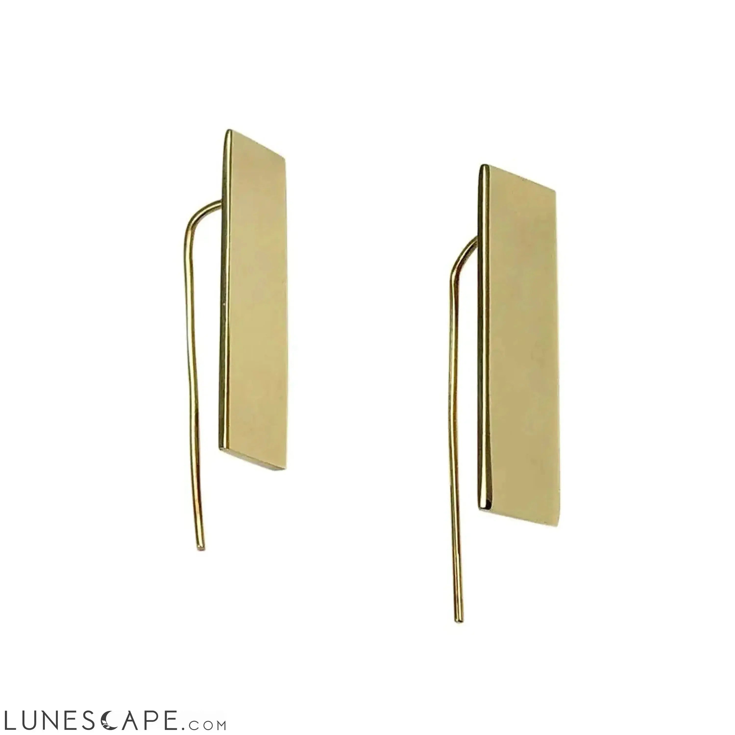 Bombshell Bar Earrings LUNESCAPE
