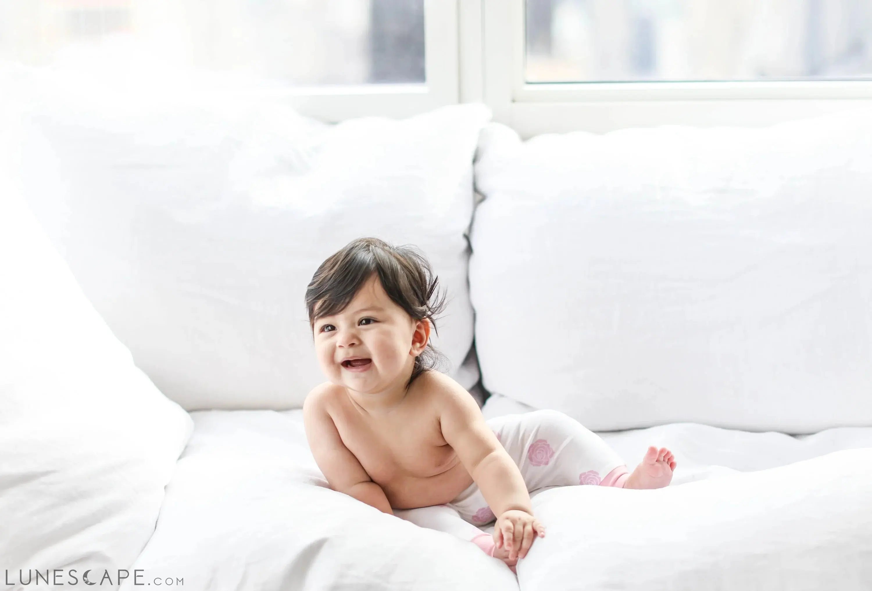 "Boo Boo" Harem Pants - Pink Rose LUNESCAPE