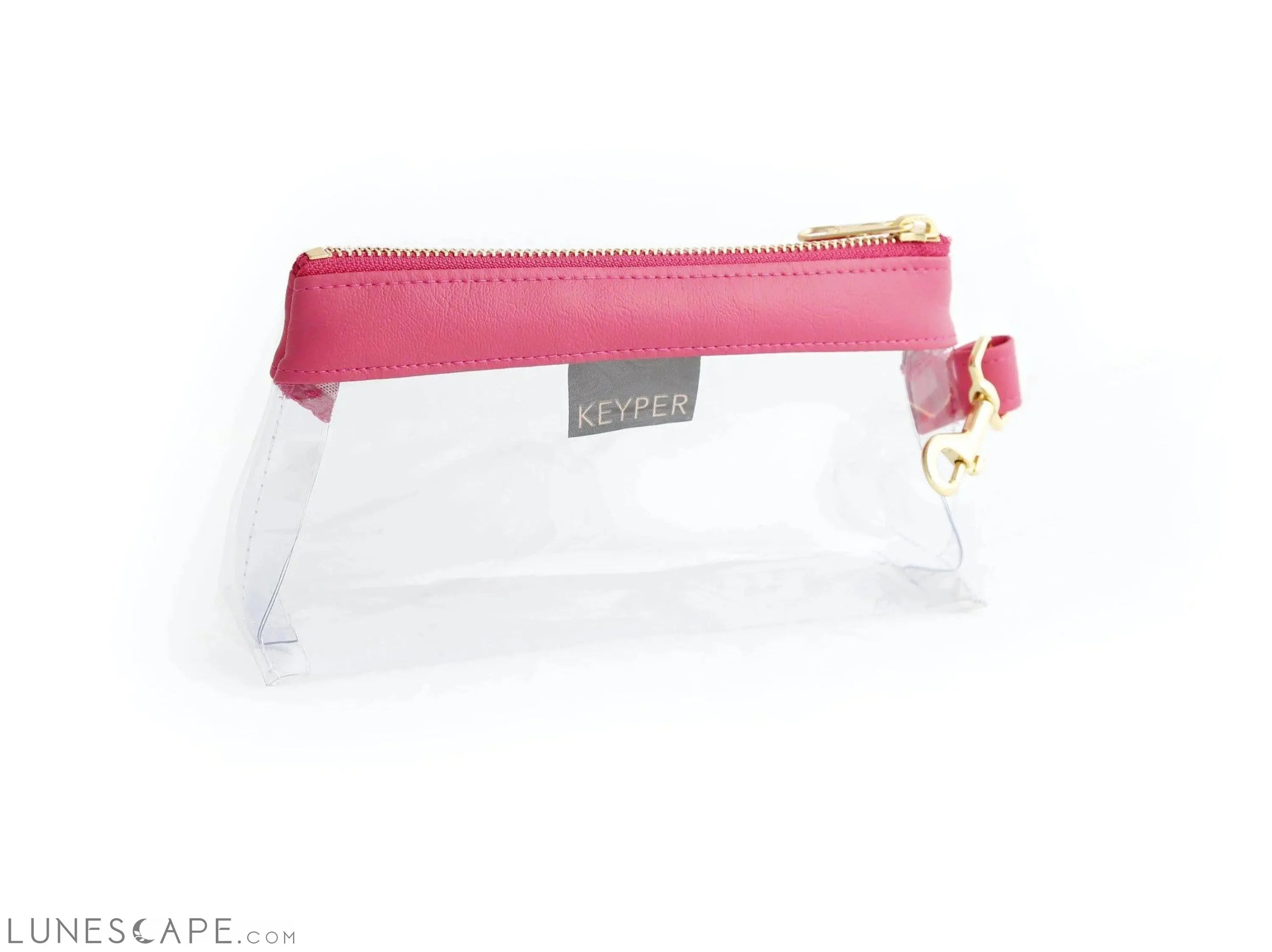 Bright Pink Vegan Leather Bag LUNESCAPE