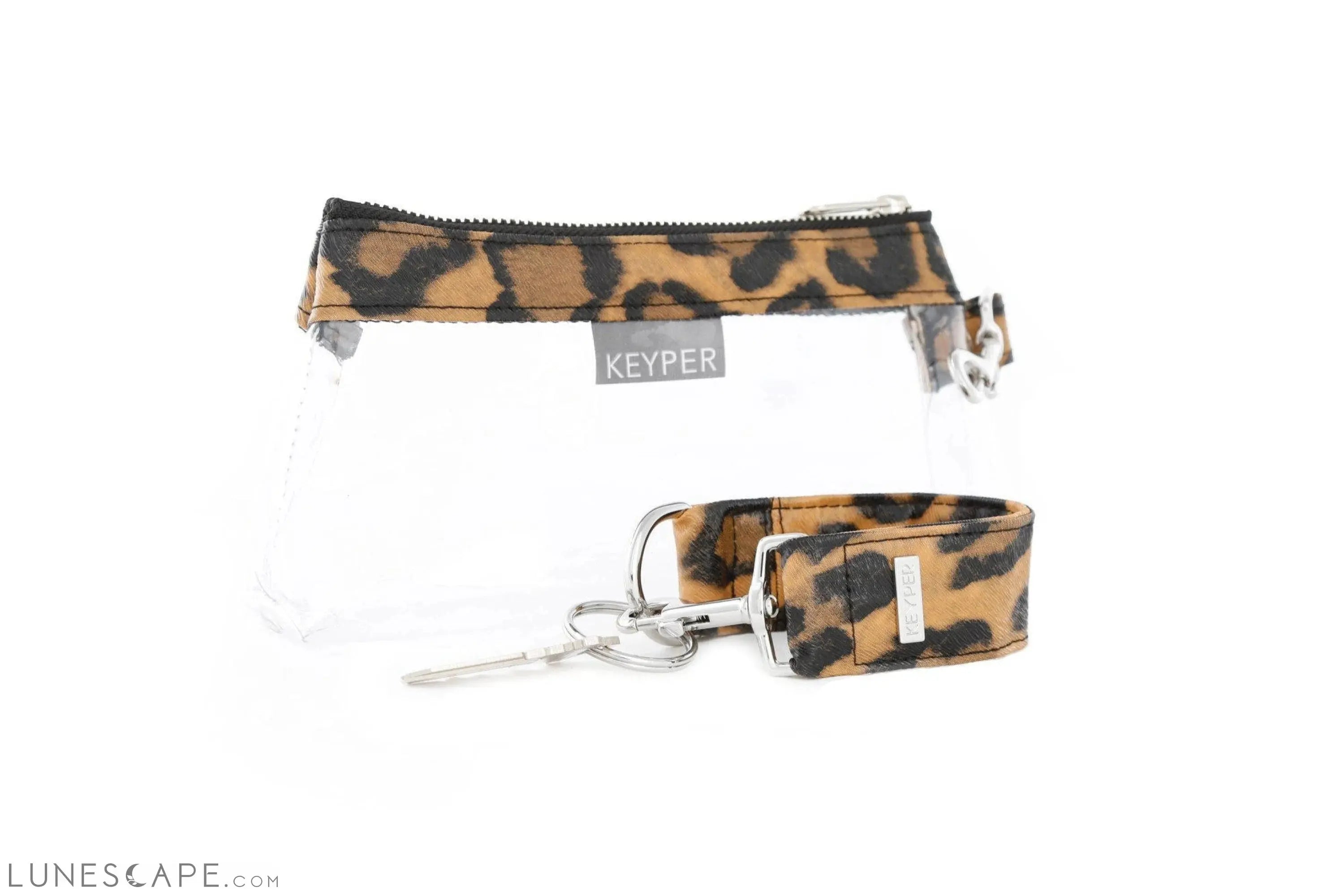 Brown Leopard Vegan Leather 2-Piece WRISTLET SET LUNESCAPE