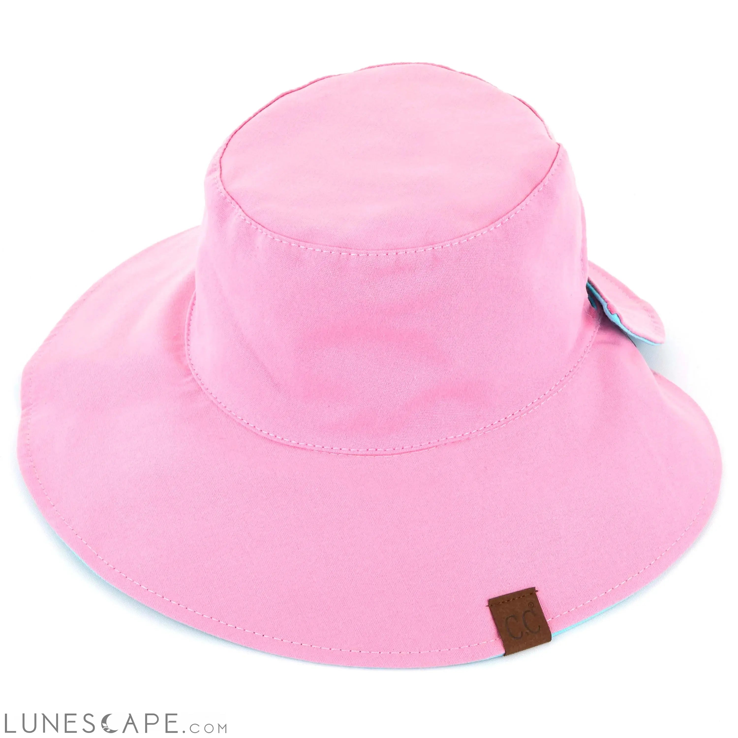 CC Reversible Ponytail Bucket Hat LUNESCAPE