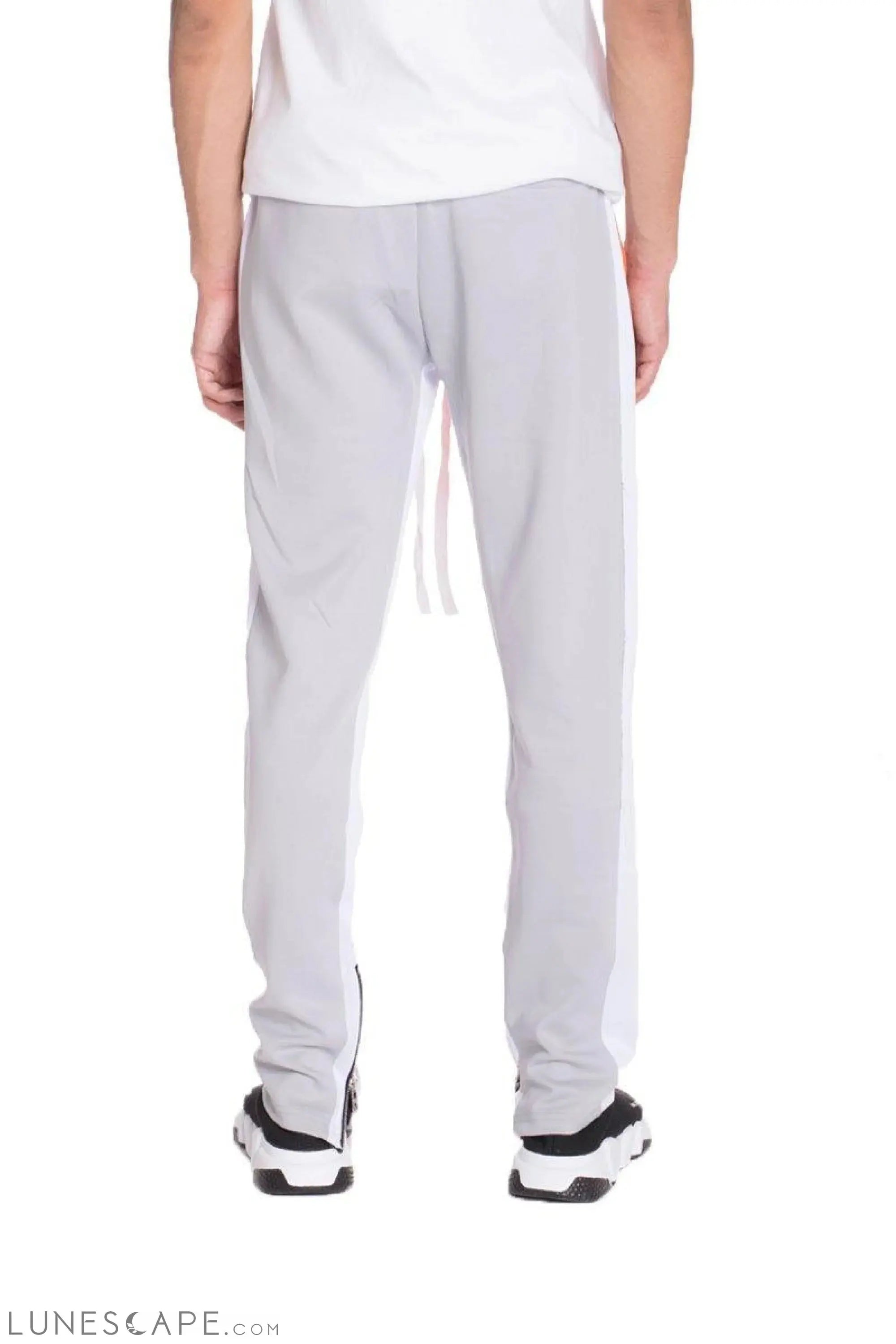 COLOR BLOCK TRACK PANTS - ORANGE LUNESCAPE