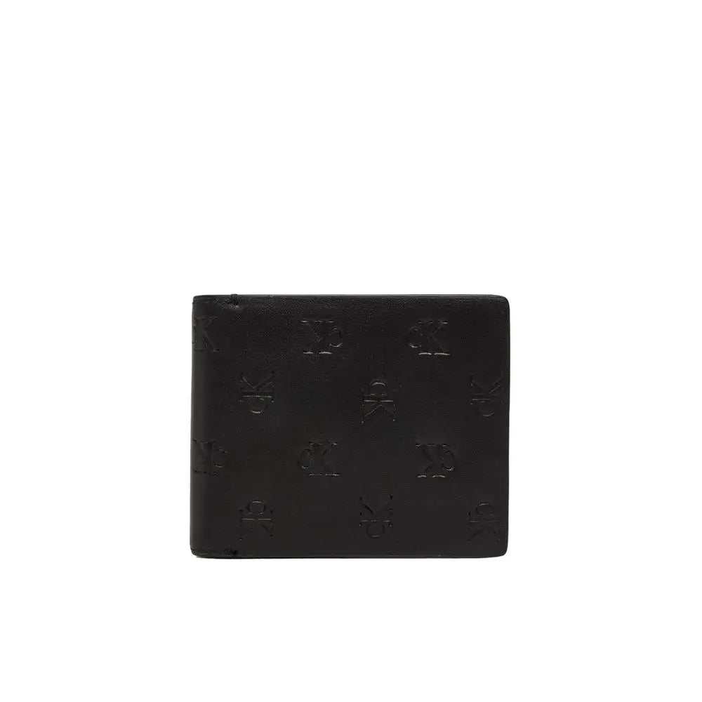 Calvin Klein Jeans Black Leather Wallet LUNESCAPE