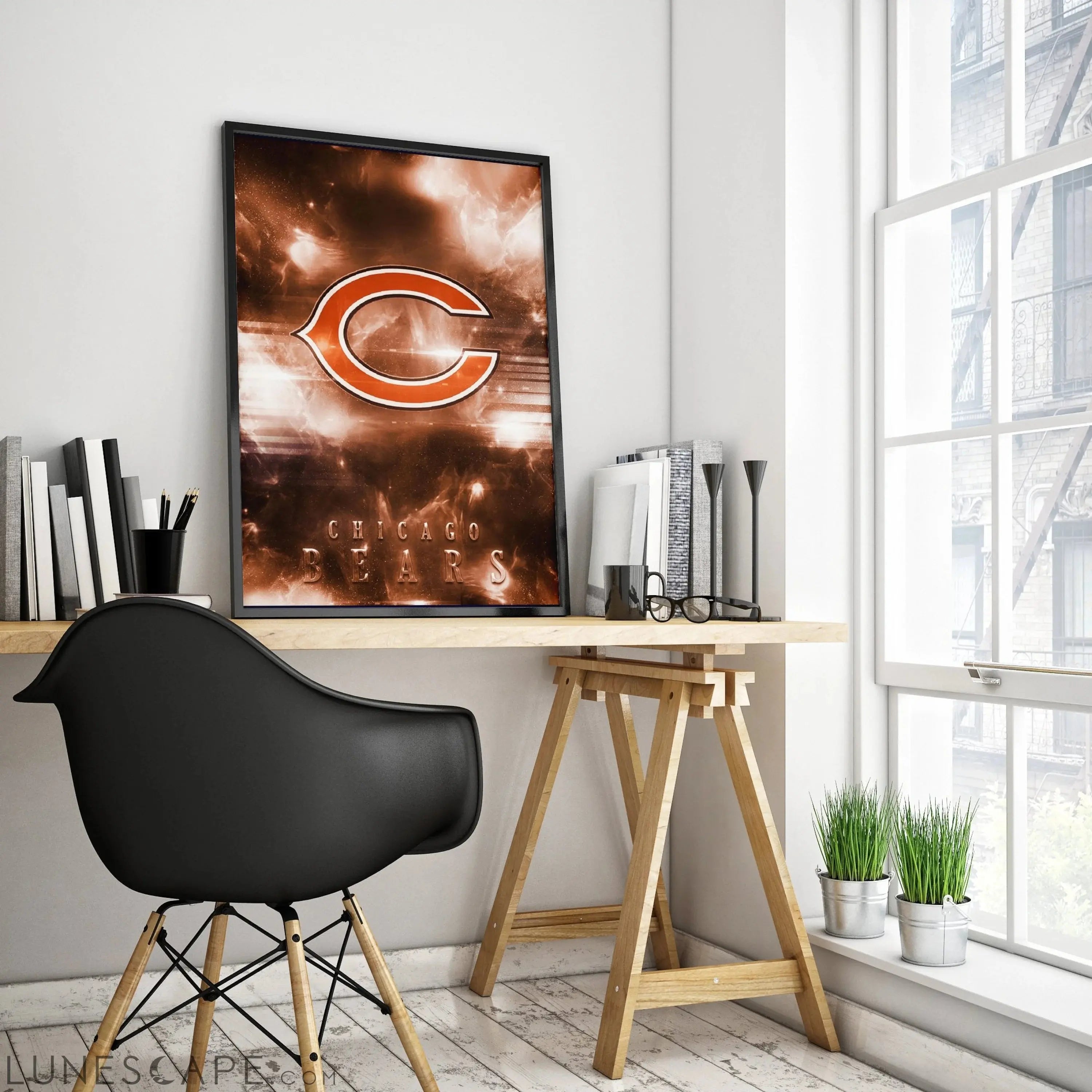 Chicago Bears Poster LUNESCAPE