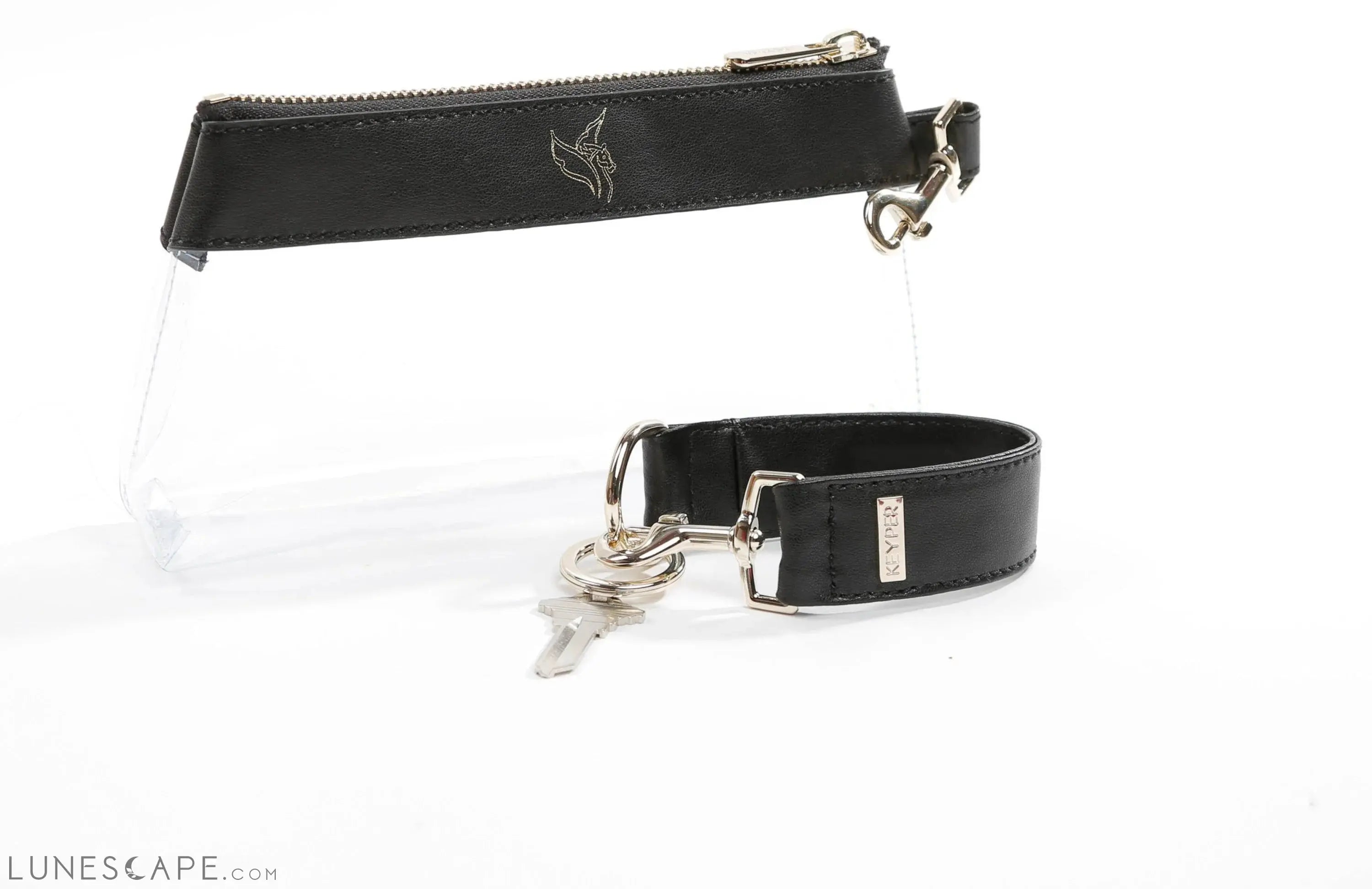 Classic Black PREMIUM LEATHER WRISTLET SET LUNESCAPE