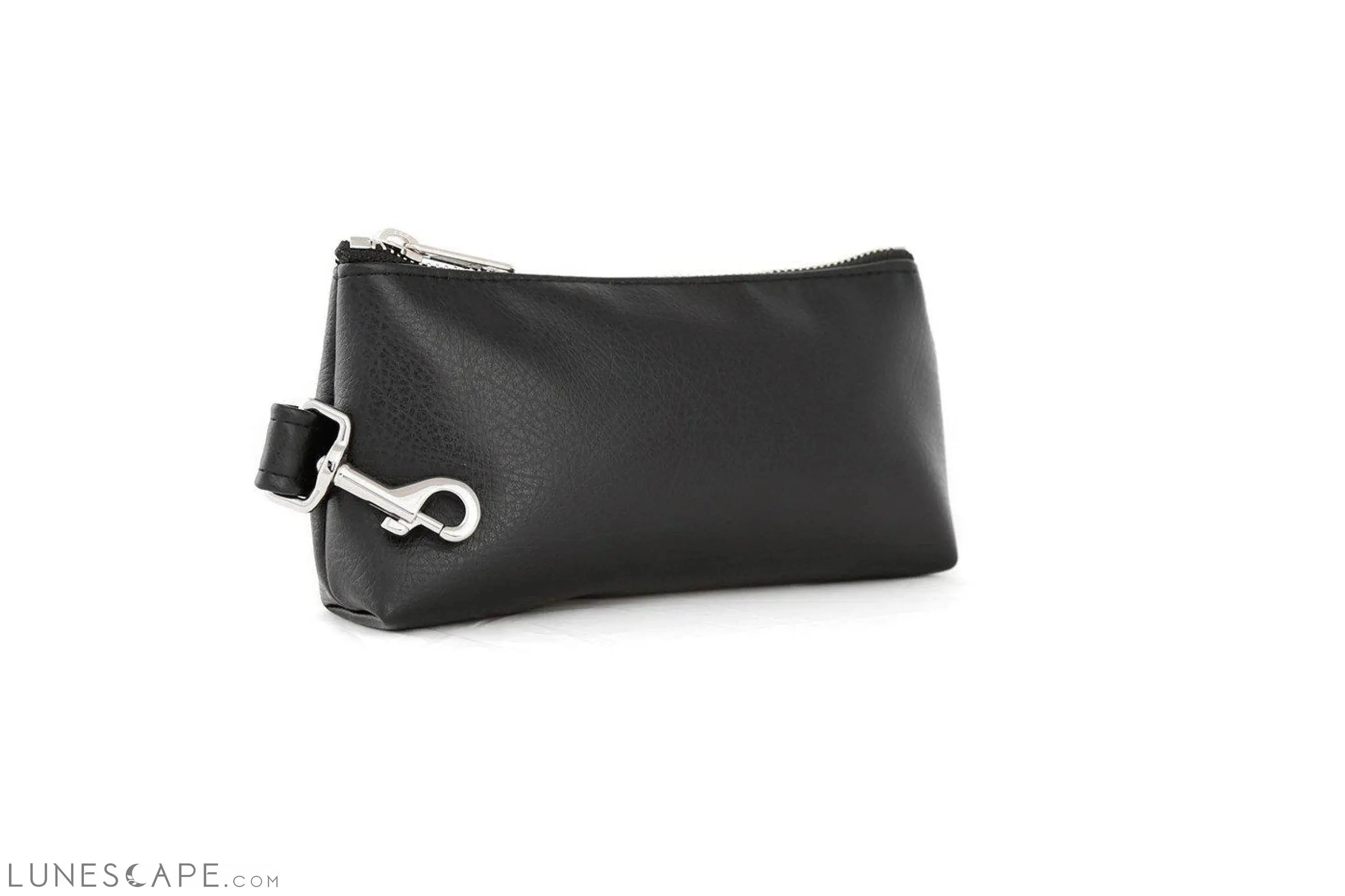 Classic Black Vegan Leather WRISTLET SET LUNESCAPE