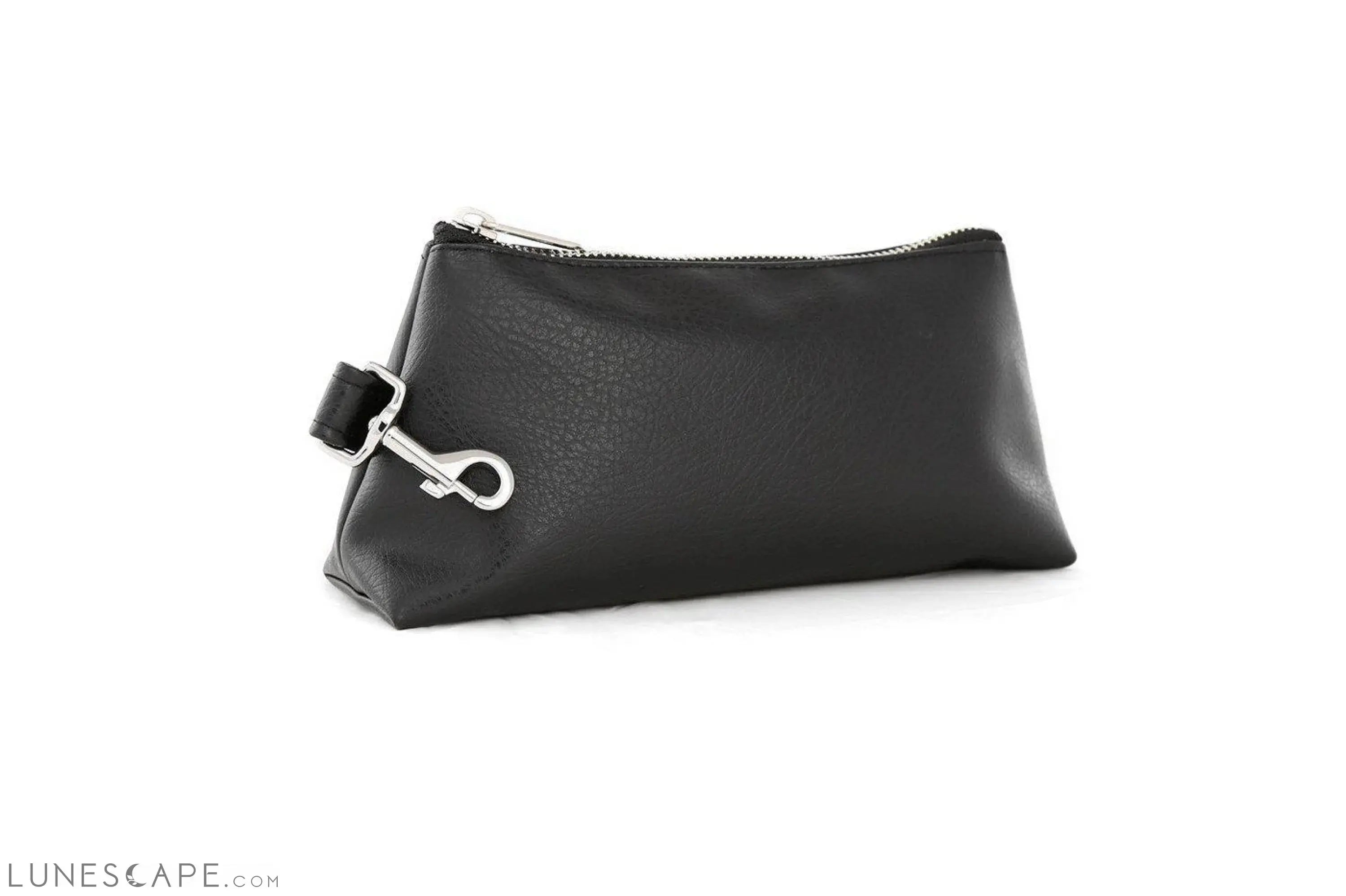 Classic Black Vegan Leather WRISTLET SET LUNESCAPE