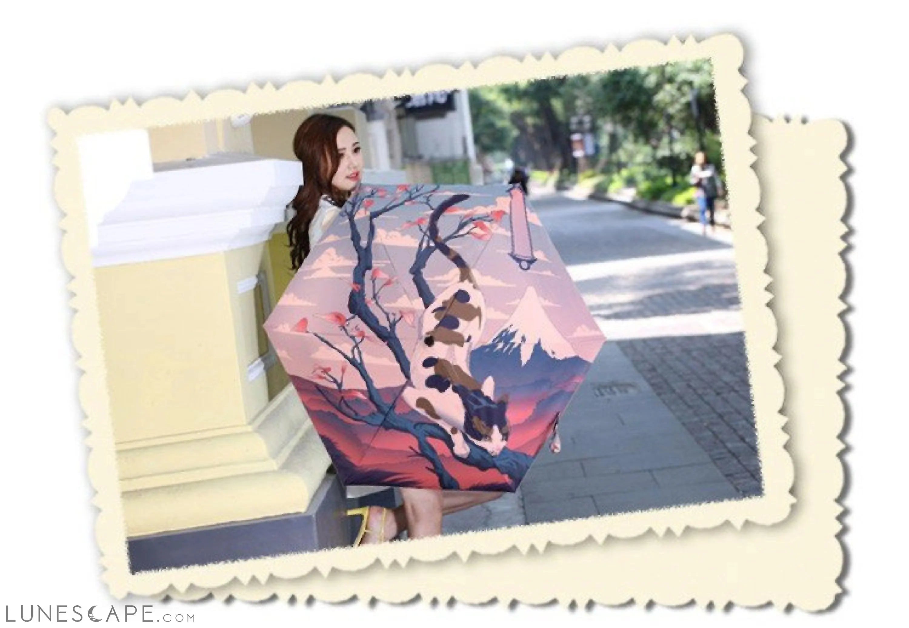 Ethereal Cat Sunny Umbrella LUNESCAPE