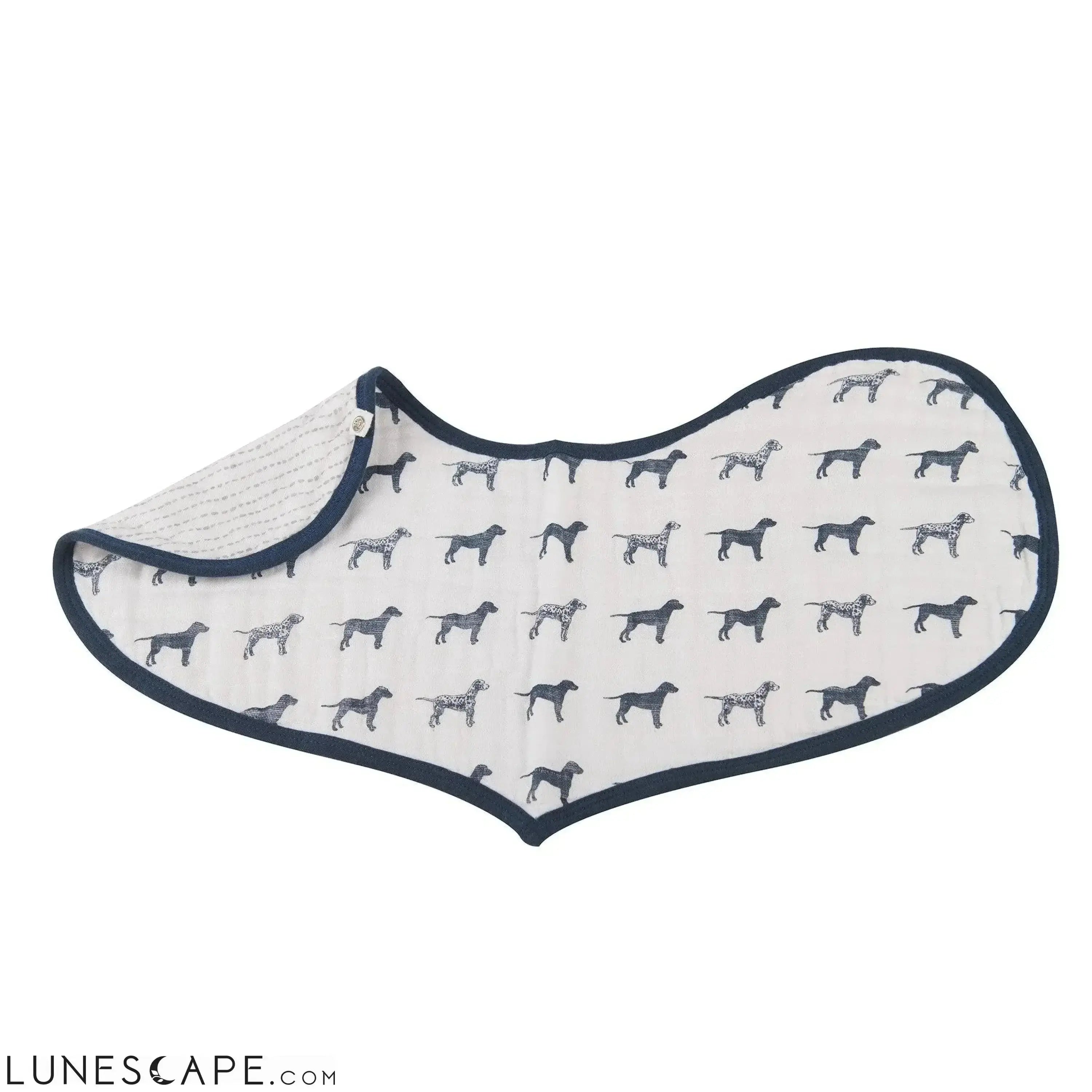 Fire Truck and Dalmatian Heart Bibs - Set of 2 LUNESCAPE