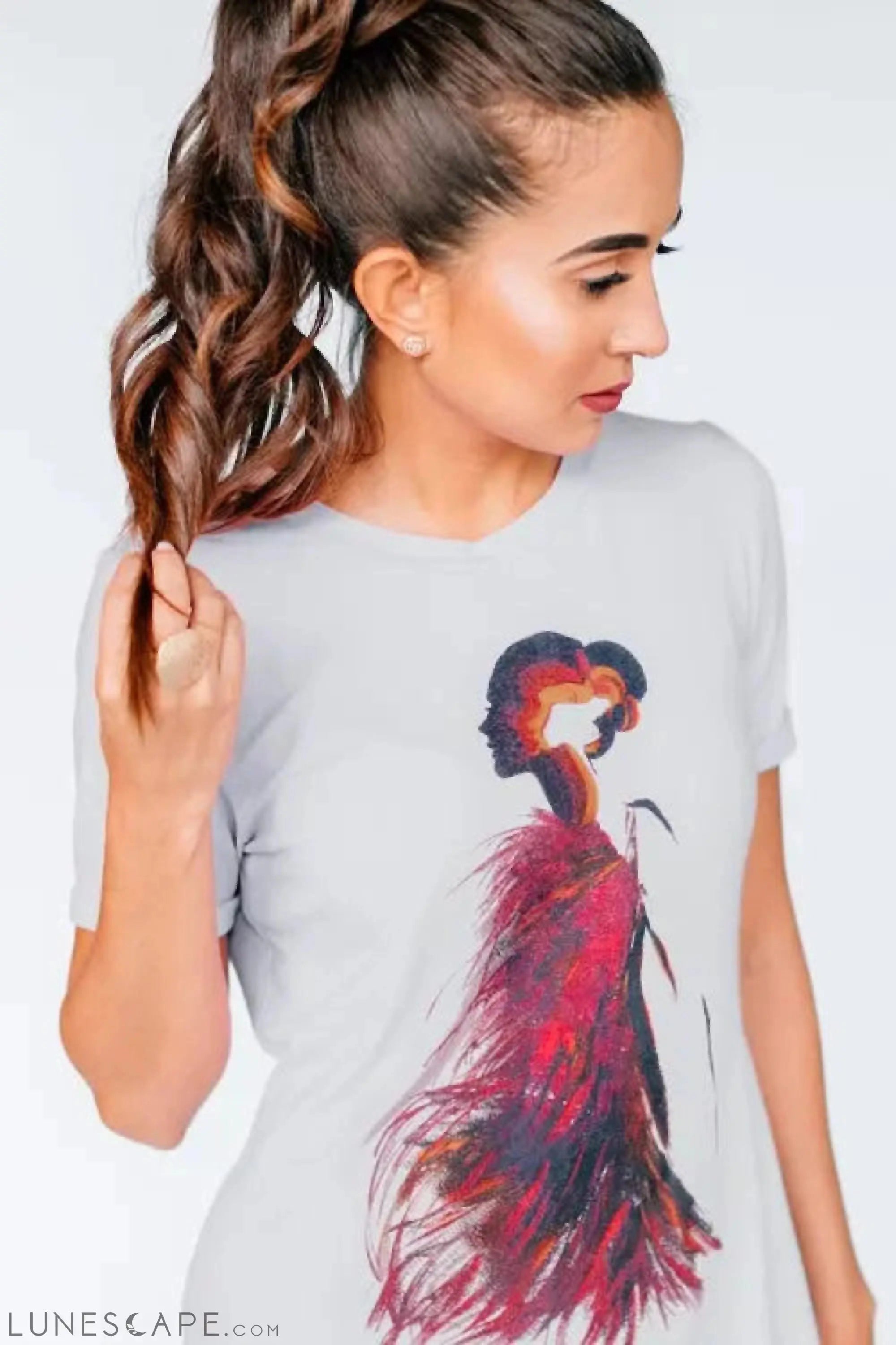 Firestarter T-Shirt Dress LUNESCAPE