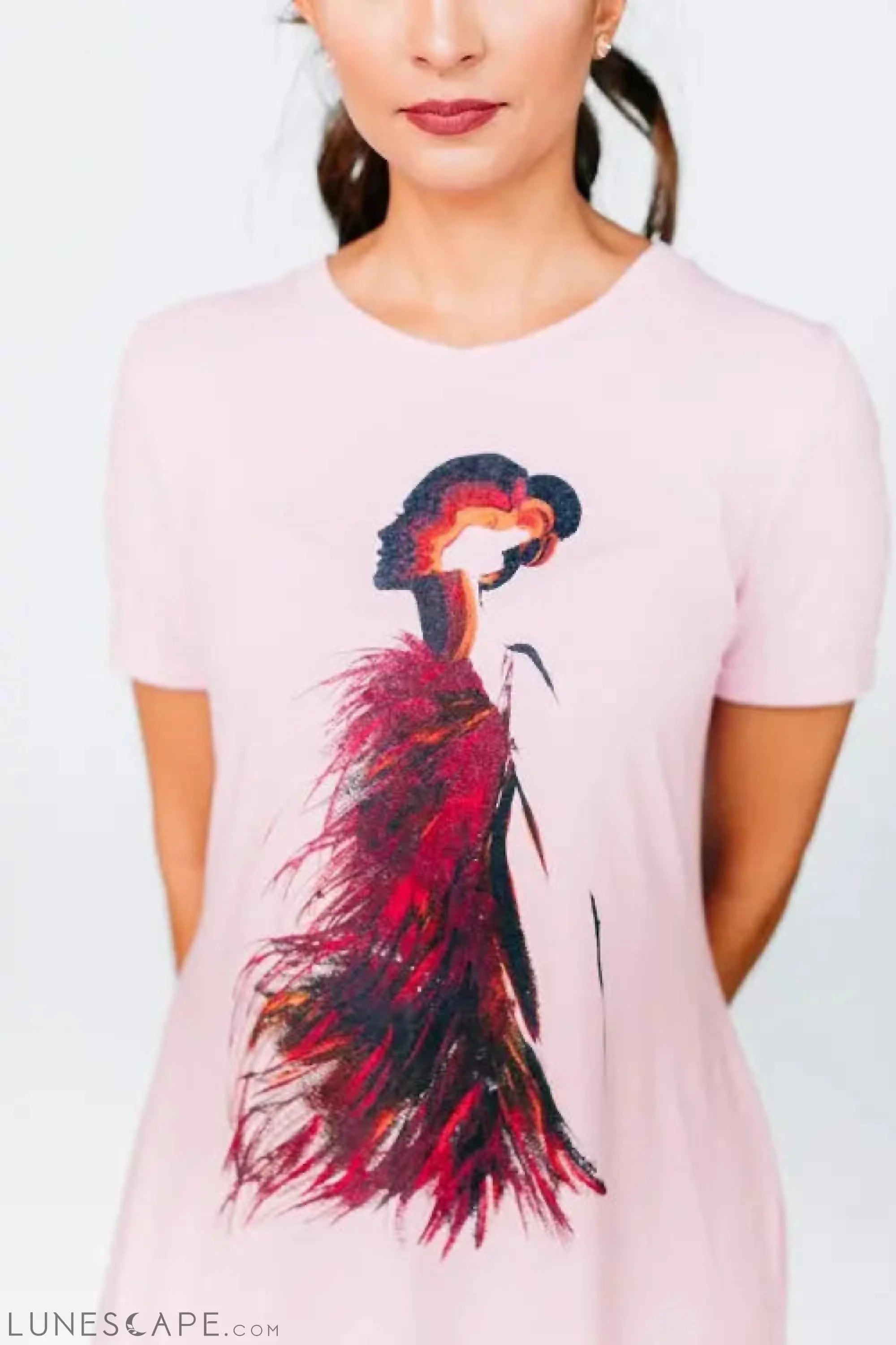 Firestarter T-Shirt Dress LUNESCAPE