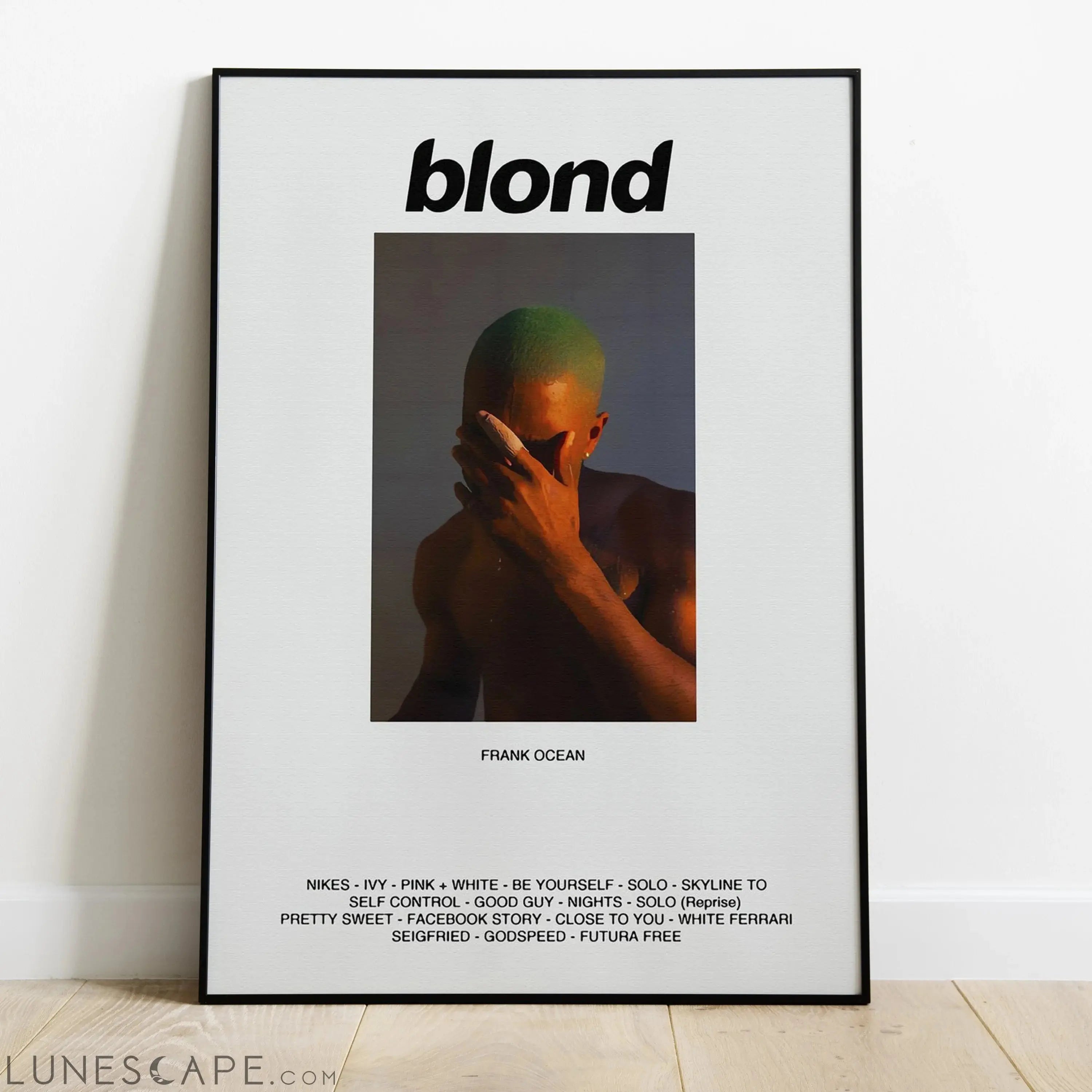 Frank Ocean Blond Wall Poster - Multiple Sizes LUNESCAPE