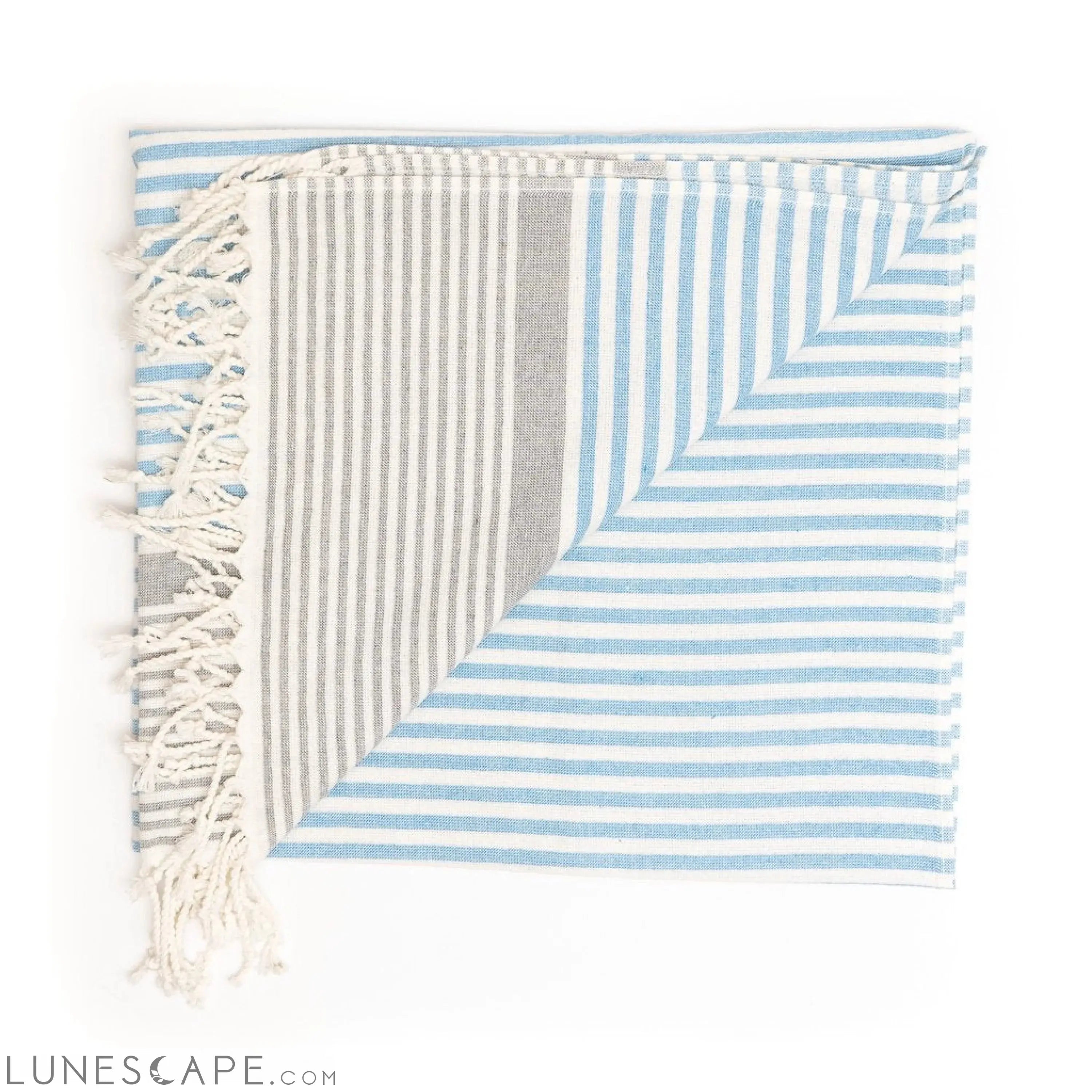Gallipoli Peshtemal Pure Cotton Beach Towel LUNESCAPE